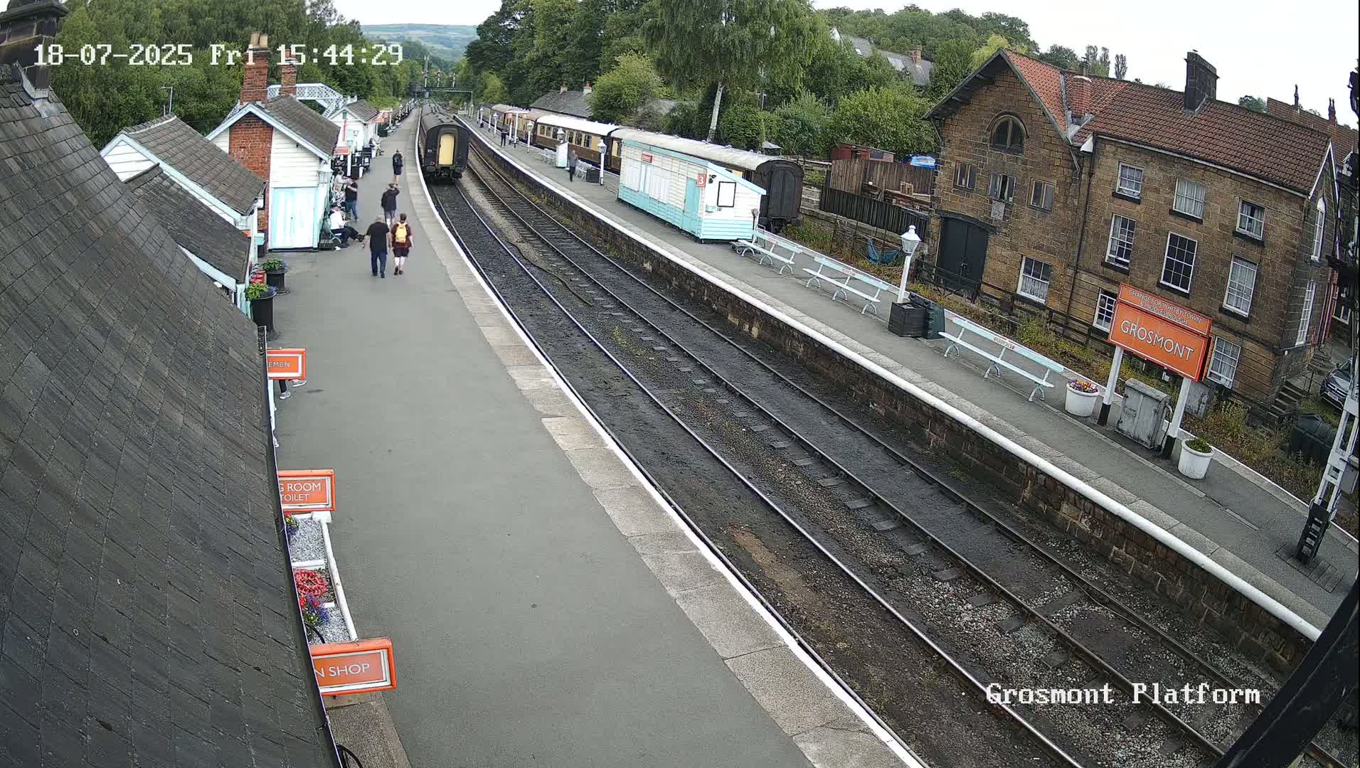 North Yorkshire Moors Railway (NYMR) Grosmont Station Live Cam - Grosmont, Borough of Scarborough, North Yorkshire, Yorkshire and the Humber, England, United Kingdom