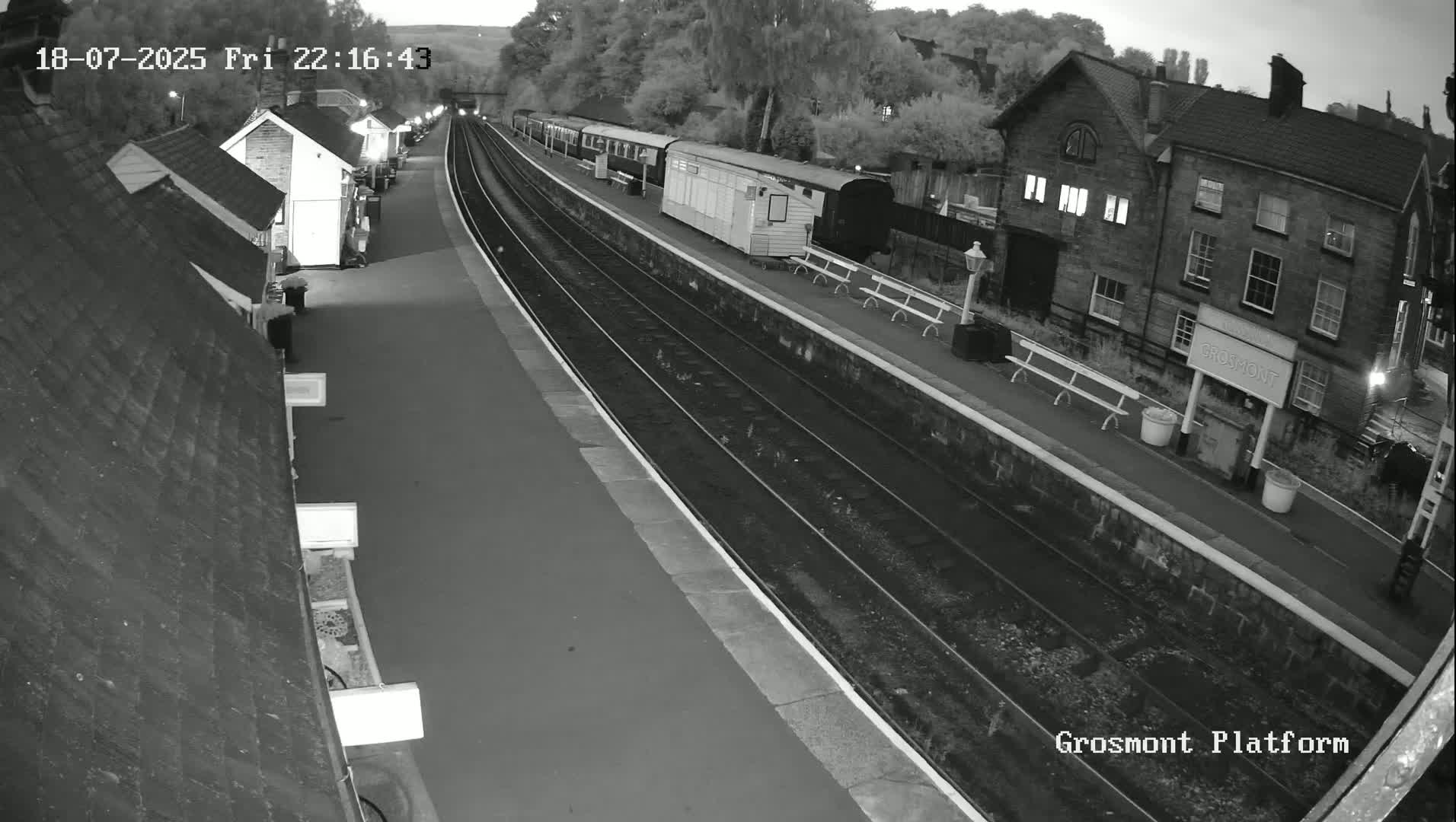 North Yorkshire Moors Railway (NYMR) Grosmont Station Live Cam - Grosmont, Borough of Scarborough, North Yorkshire, Yorkshire and the Humber, England, United Kingdom