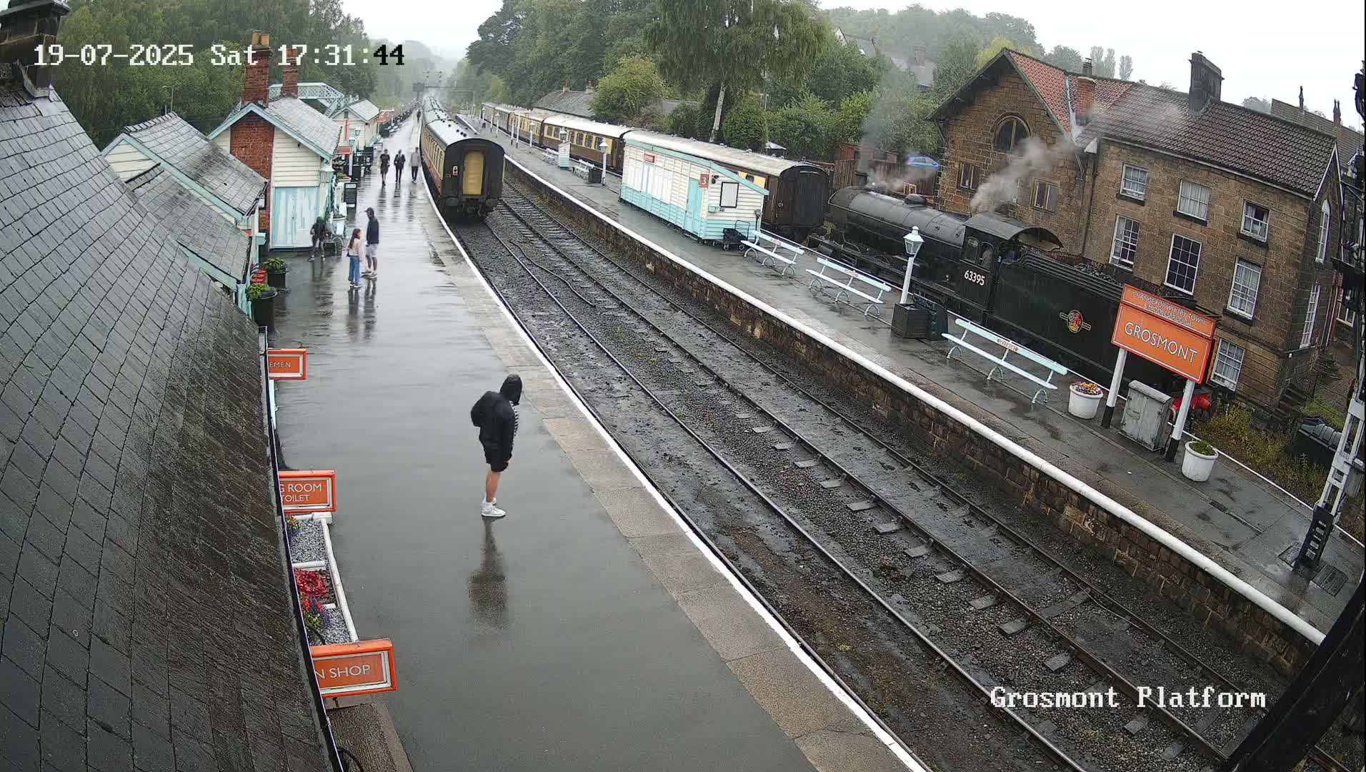 North Yorkshire Moors Railway (NYMR) Grosmont Station Live Cam - Grosmont, Borough of Scarborough, North Yorkshire, Yorkshire and the Humber, England, United Kingdom