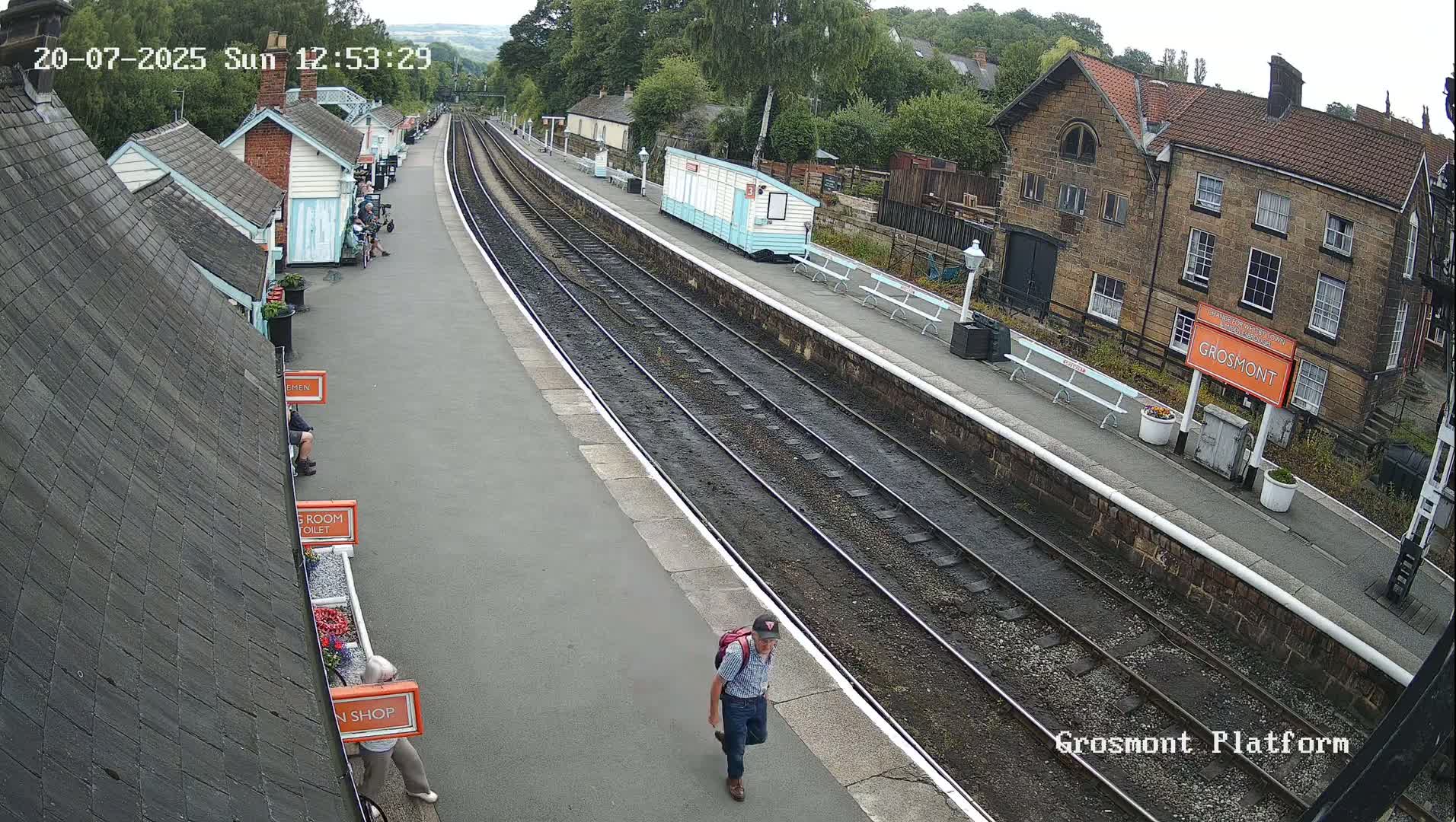North Yorkshire Moors Railway (NYMR) Grosmont Station Live Cam - Grosmont, Borough of Scarborough, North Yorkshire, Yorkshire and the Humber, England, United Kingdom