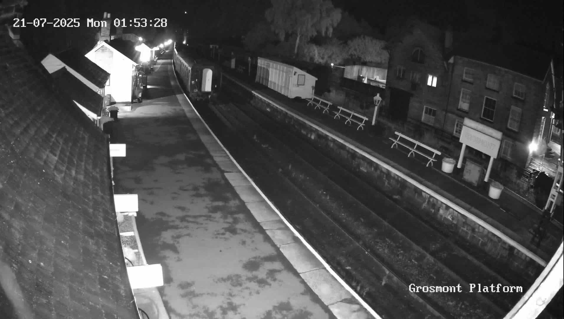 North Yorkshire Moors Railway (NYMR) Grosmont Station Live Cam - Grosmont, Borough of Scarborough, North Yorkshire, Yorkshire and the Humber, England, United Kingdom
