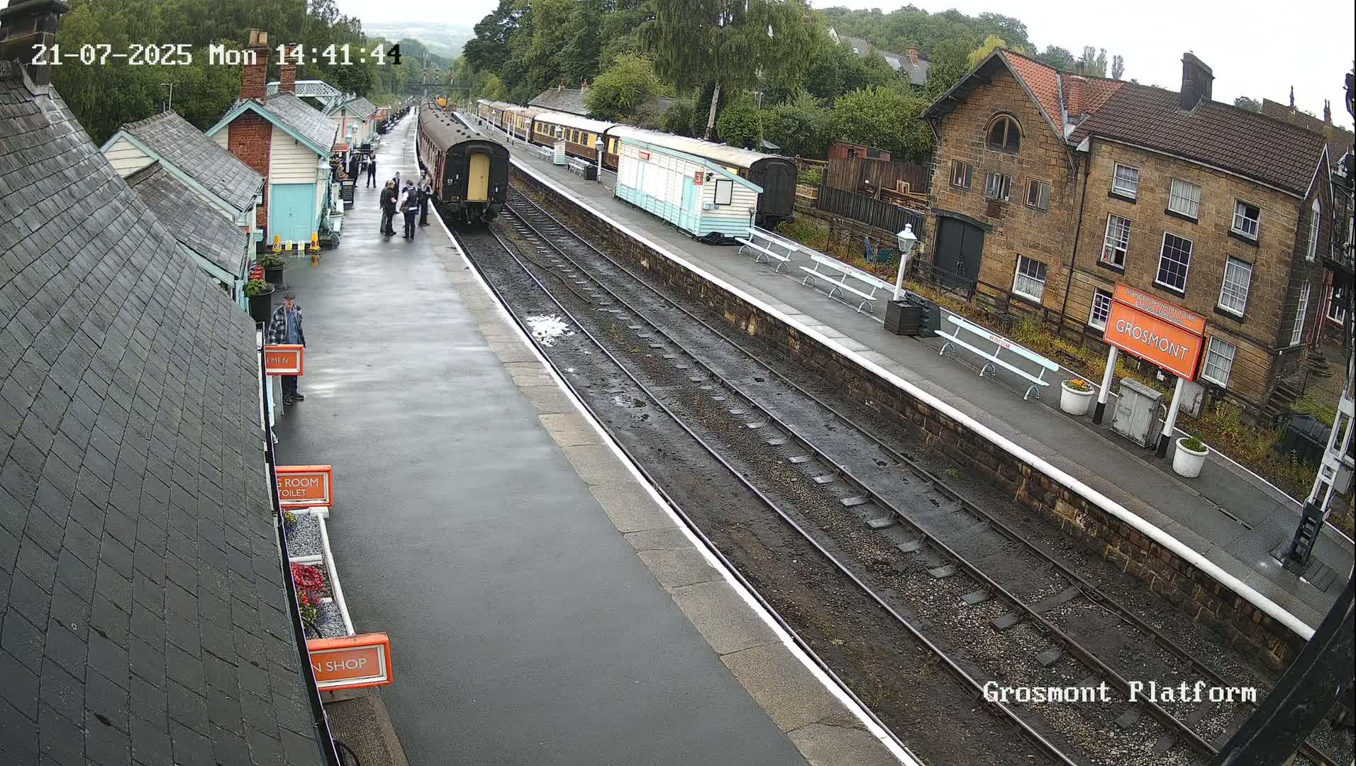 North Yorkshire Moors Railway (NYMR) Grosmont Station Live Cam - Grosmont, Borough of Scarborough, North Yorkshire, Yorkshire and the Humber, England, United Kingdom