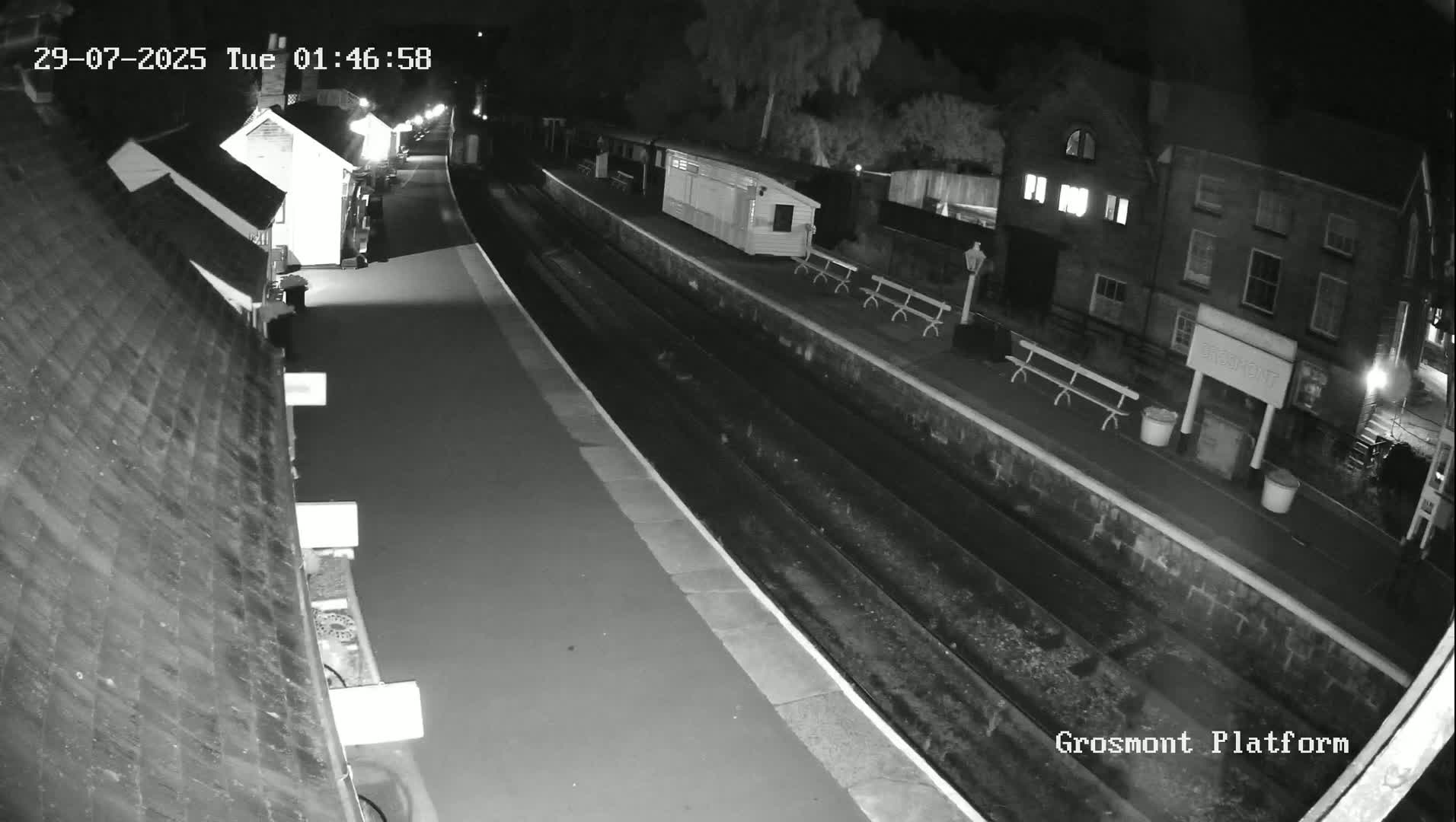 North Yorkshire Moors Railway (NYMR) Grosmont Station Live Cam - Grosmont, Borough of Scarborough, North Yorkshire, Yorkshire and the Humber, England, United Kingdom