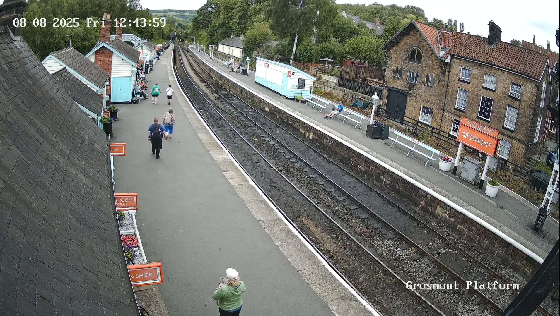 North Yorkshire Moors Railway (NYMR) Grosmont Station Live Cam - Grosmont, Borough of Scarborough, North Yorkshire, Yorkshire and the Humber, England, United Kingdom
