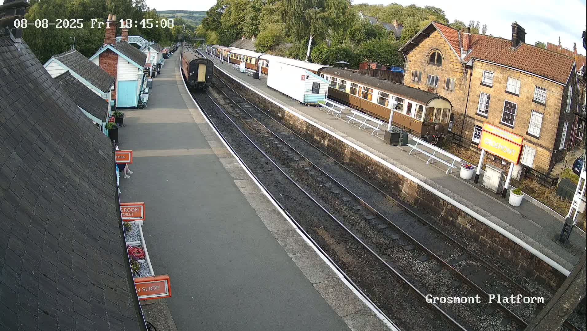 North Yorkshire Moors Railway (NYMR) Grosmont Station Live Cam - Grosmont, Borough of Scarborough, North Yorkshire, Yorkshire and the Humber, England, United Kingdom