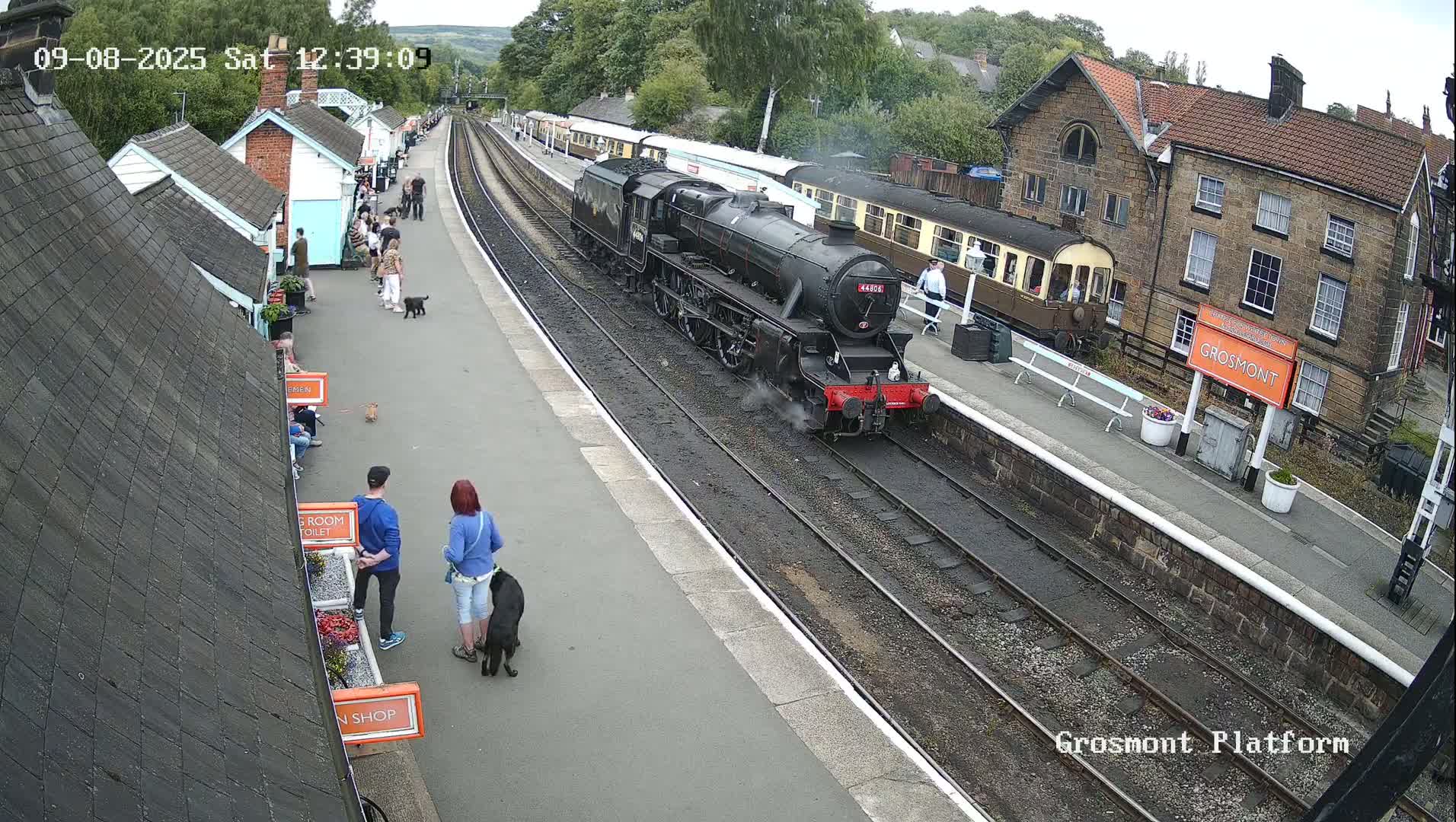 North Yorkshire Moors Railway (NYMR) Grosmont Station Live Cam - Grosmont, Borough of Scarborough, North Yorkshire, Yorkshire and the Humber, England, United Kingdom