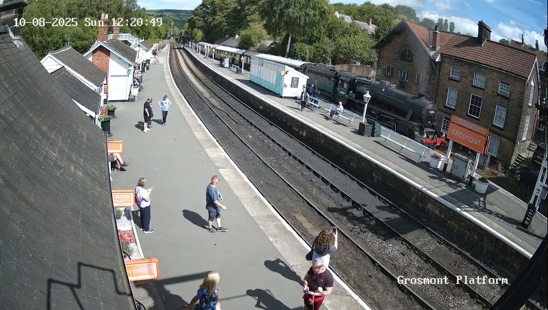 North Yorkshire Moors Railway (NYMR) Grosmont Station Live Cam - Grosmont, Borough of Scarborough, North Yorkshire, Yorkshire and the Humber, England, United Kingdom