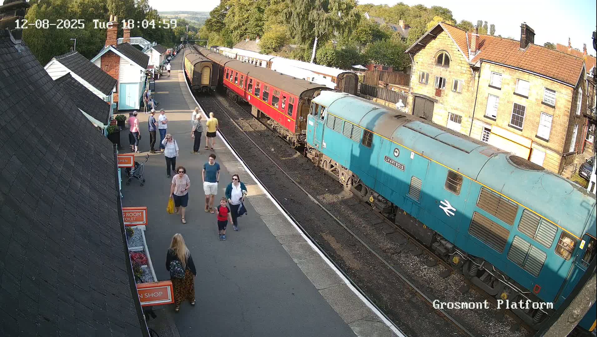 North Yorkshire Moors Railway (NYMR) Grosmont Station Live Cam - Grosmont, Borough of Scarborough, North Yorkshire, Yorkshire and the Humber, England, United Kingdom