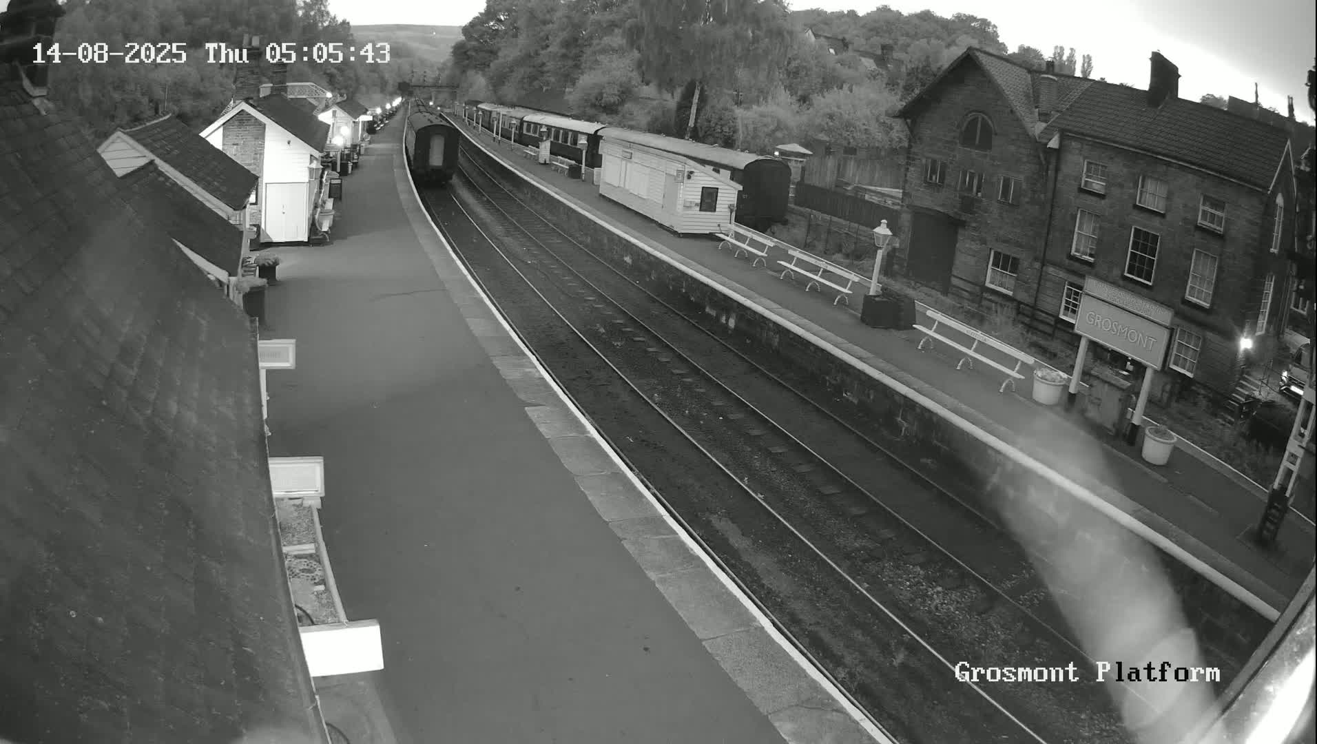 North Yorkshire Moors Railway (NYMR) Grosmont Station Live Cam - Grosmont, Borough of Scarborough, North Yorkshire, Yorkshire and the Humber, England, United Kingdom