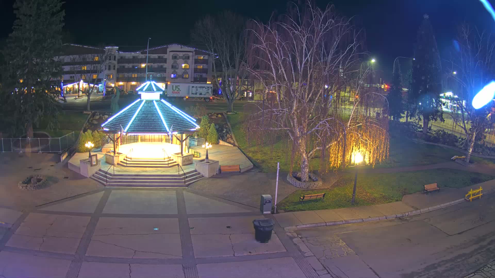 Leavenworth Village Front Street Park  Live Cam - Leavenworth, Chelan, Washington, USA