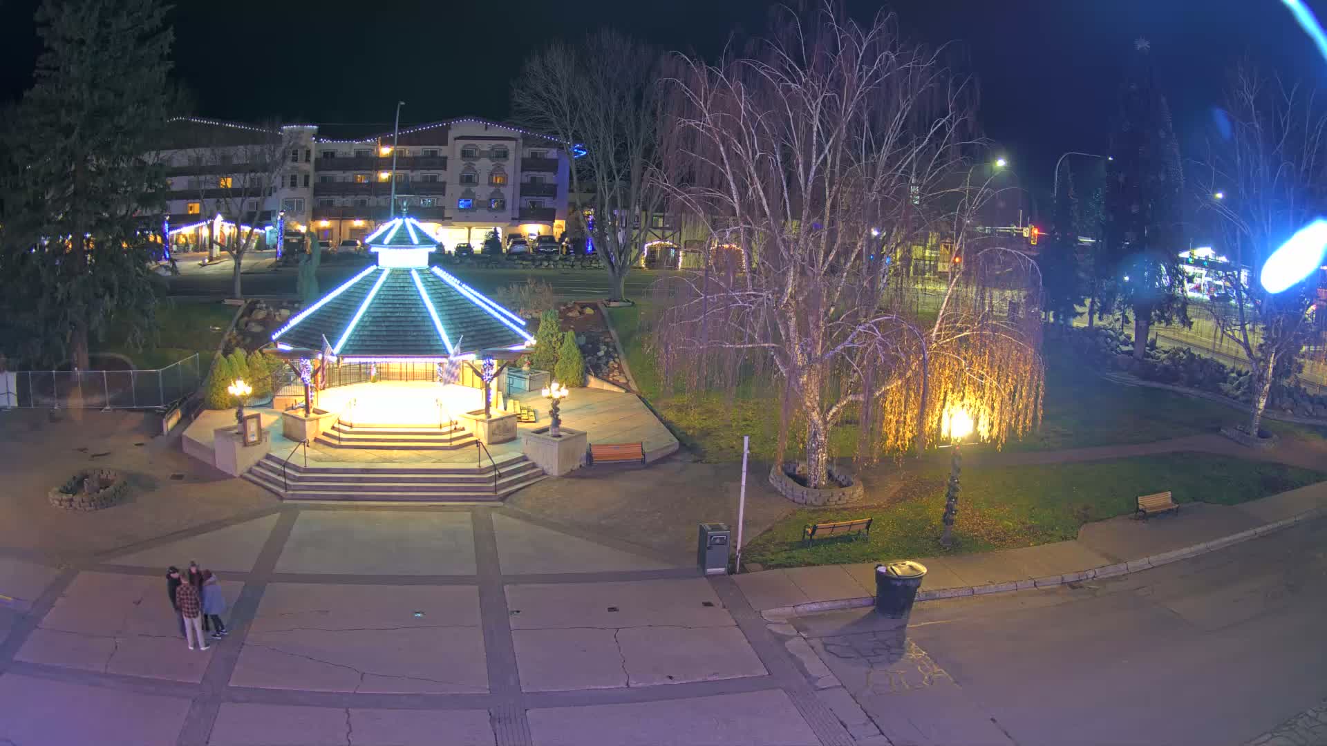 Leavenworth Village Front Street Park  Live Cam - Leavenworth, Chelan, Washington, USA