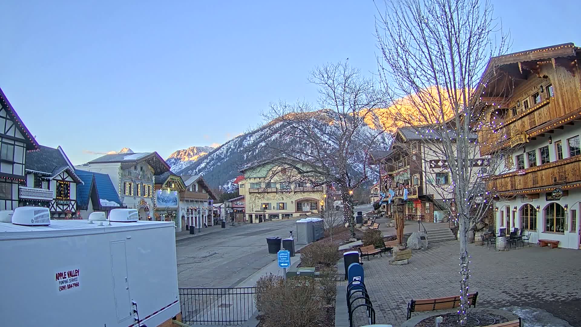 Leavenworth Village Downtown  Live Cam - Leavenworth, Chelan, Washington, USA
