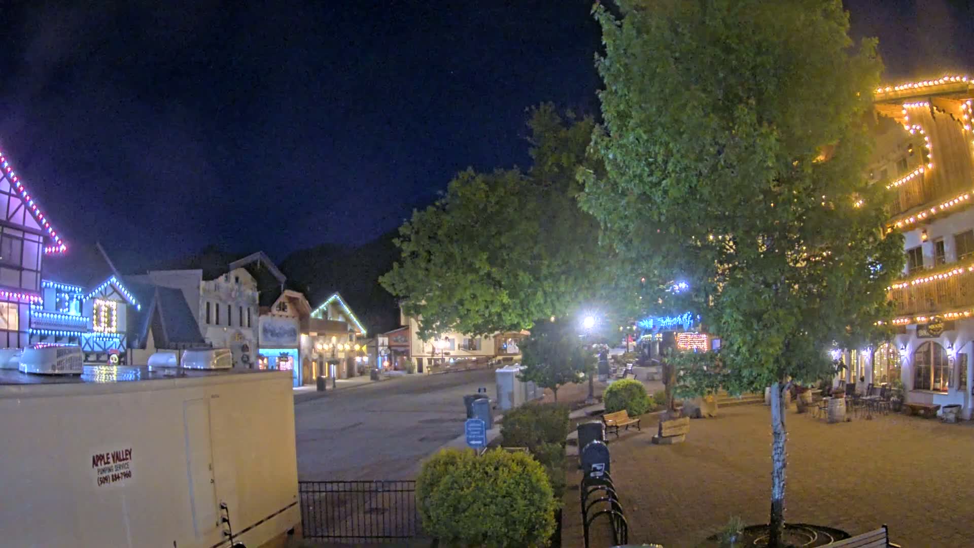 Leavenworth Village Downtown  Live Cam - Leavenworth, Chelan, Washington, USA