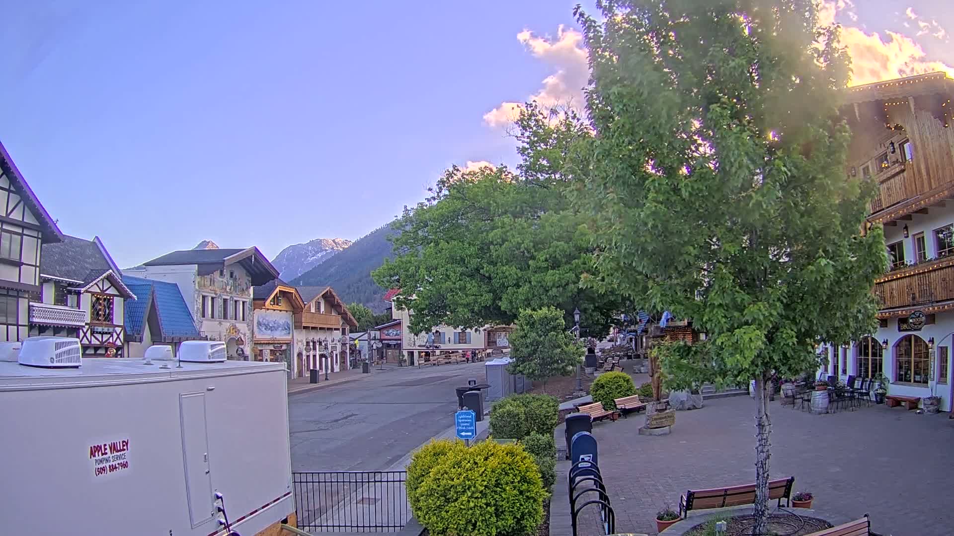 Leavenworth Village Downtown  Live Cam - Leavenworth, Chelan, Washington, USA