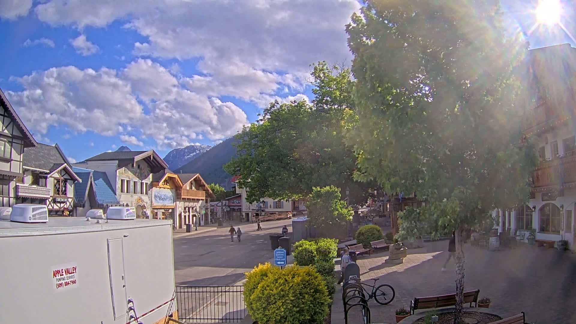 Leavenworth Village Downtown  Live Cam - Leavenworth, Chelan, Washington, USA
