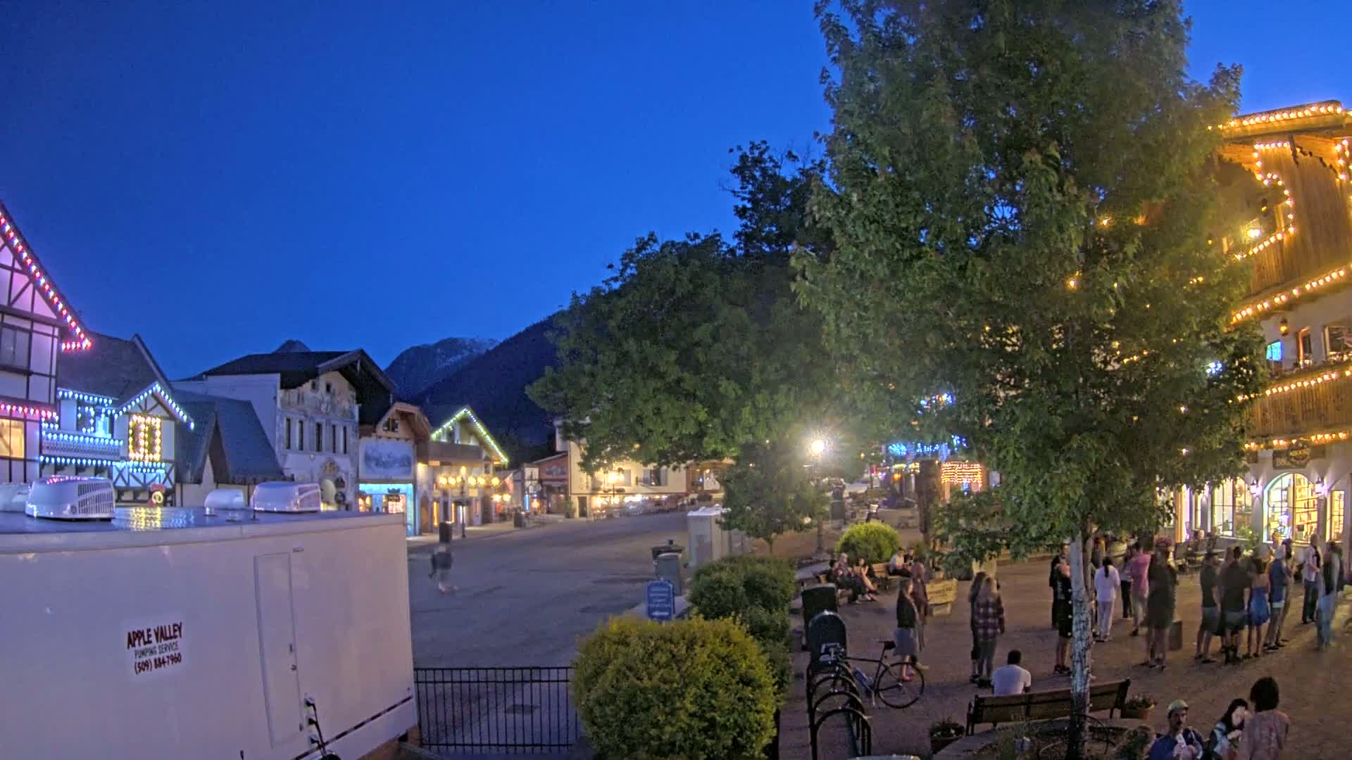 Leavenworth Village Downtown  Live Cam - Leavenworth, Chelan, Washington, USA