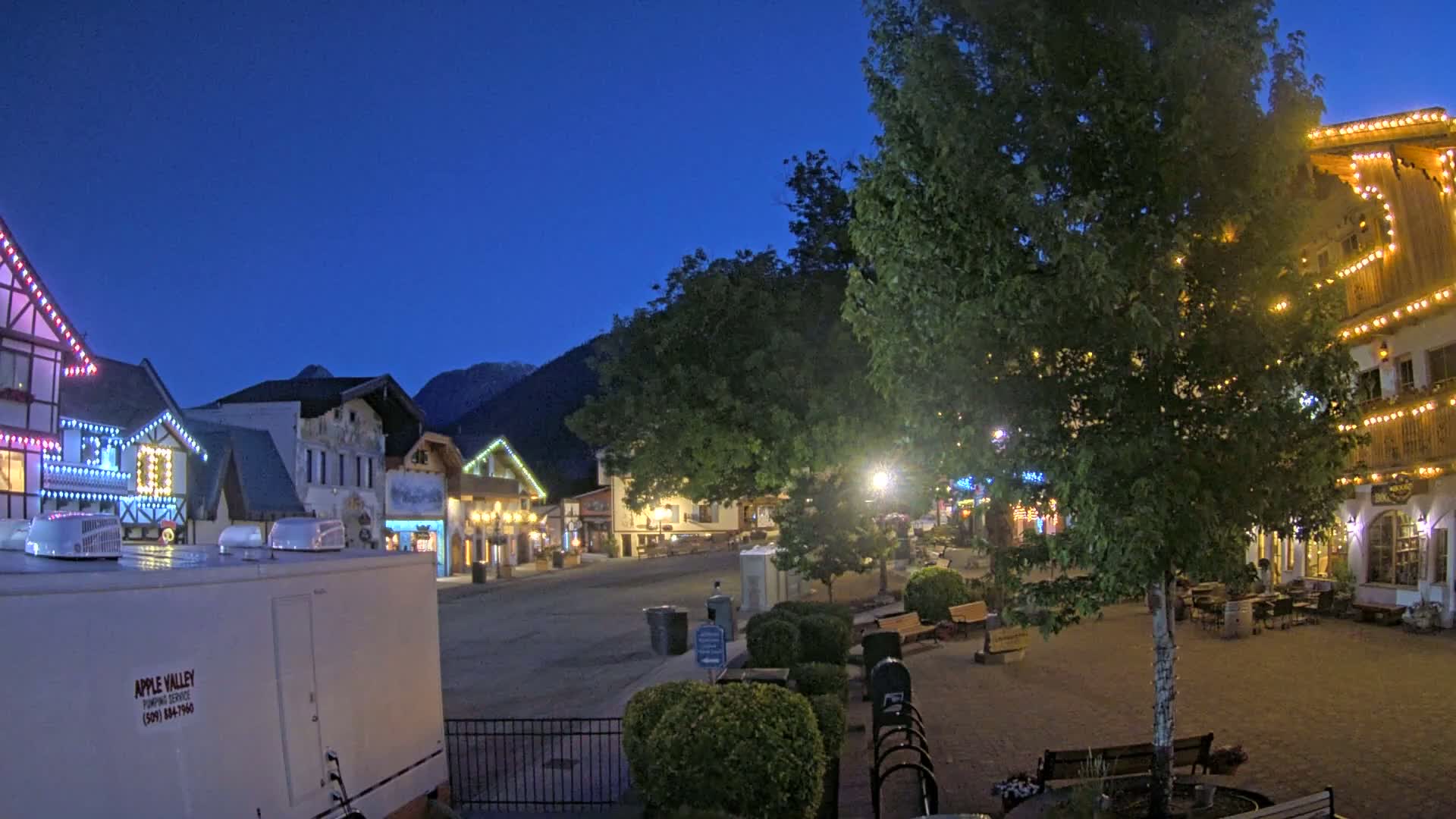 Leavenworth Village Downtown  Live Cam - Leavenworth, Chelan, Washington, USA