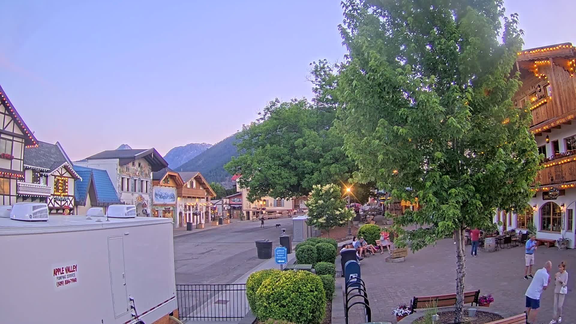 Leavenworth Village Downtown  Live Cam - Leavenworth, Chelan, Washington, USA