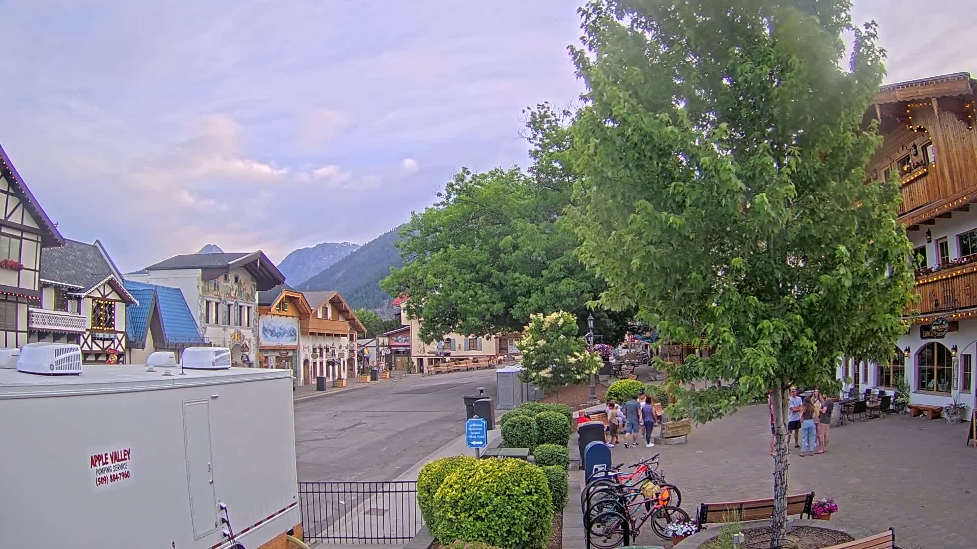 Leavenworth Village Downtown  Live Cam - Leavenworth, Chelan, Washington, USA