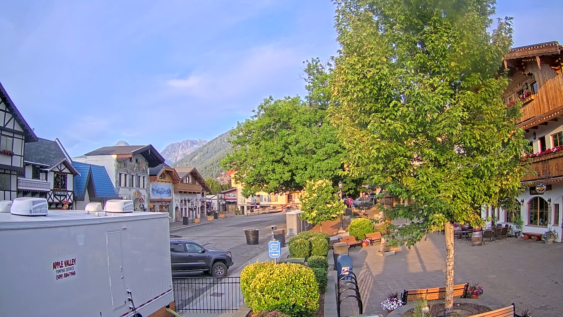 Leavenworth Village Downtown  Live Cam - Leavenworth, Chelan, Washington, USA