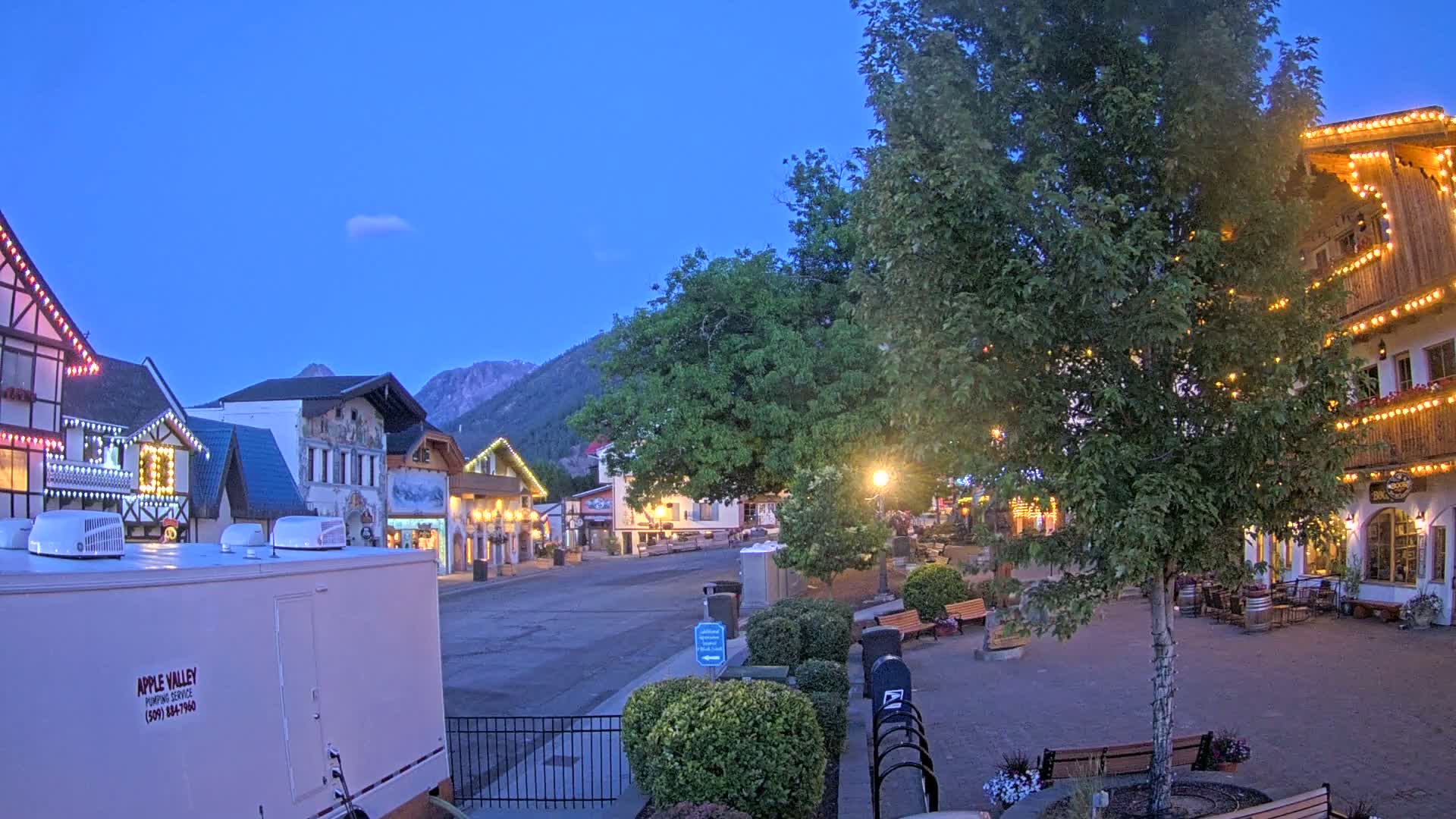 Leavenworth Village Downtown  Live Cam - Leavenworth, Chelan, Washington, USA