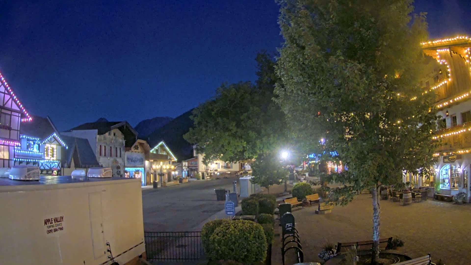 Leavenworth Village Downtown  Live Cam - Leavenworth, Chelan, Washington, USA