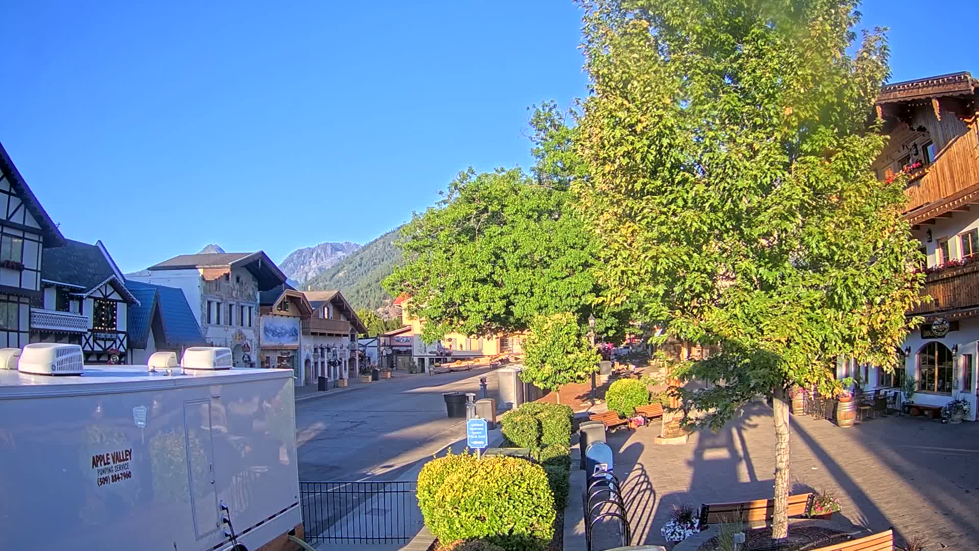 Leavenworth Village Downtown  Live Cam - Leavenworth, Chelan, Washington, USA