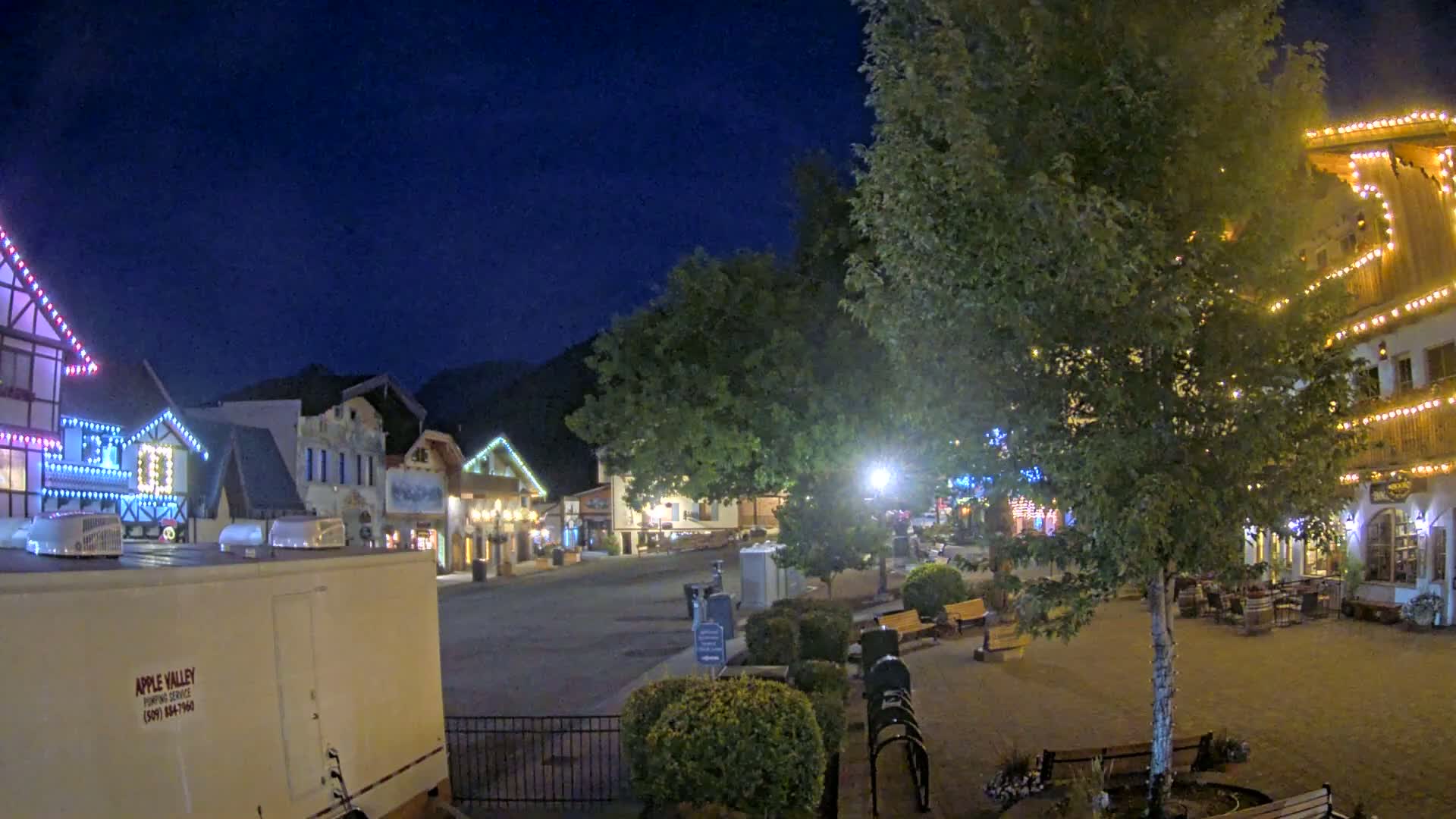 Leavenworth Village Downtown  Live Cam - Leavenworth, Chelan, Washington, USA