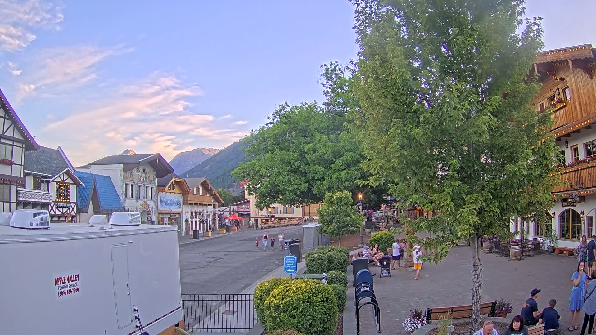 Leavenworth Village Downtown  Live Cam - Leavenworth, Chelan, Washington, USA