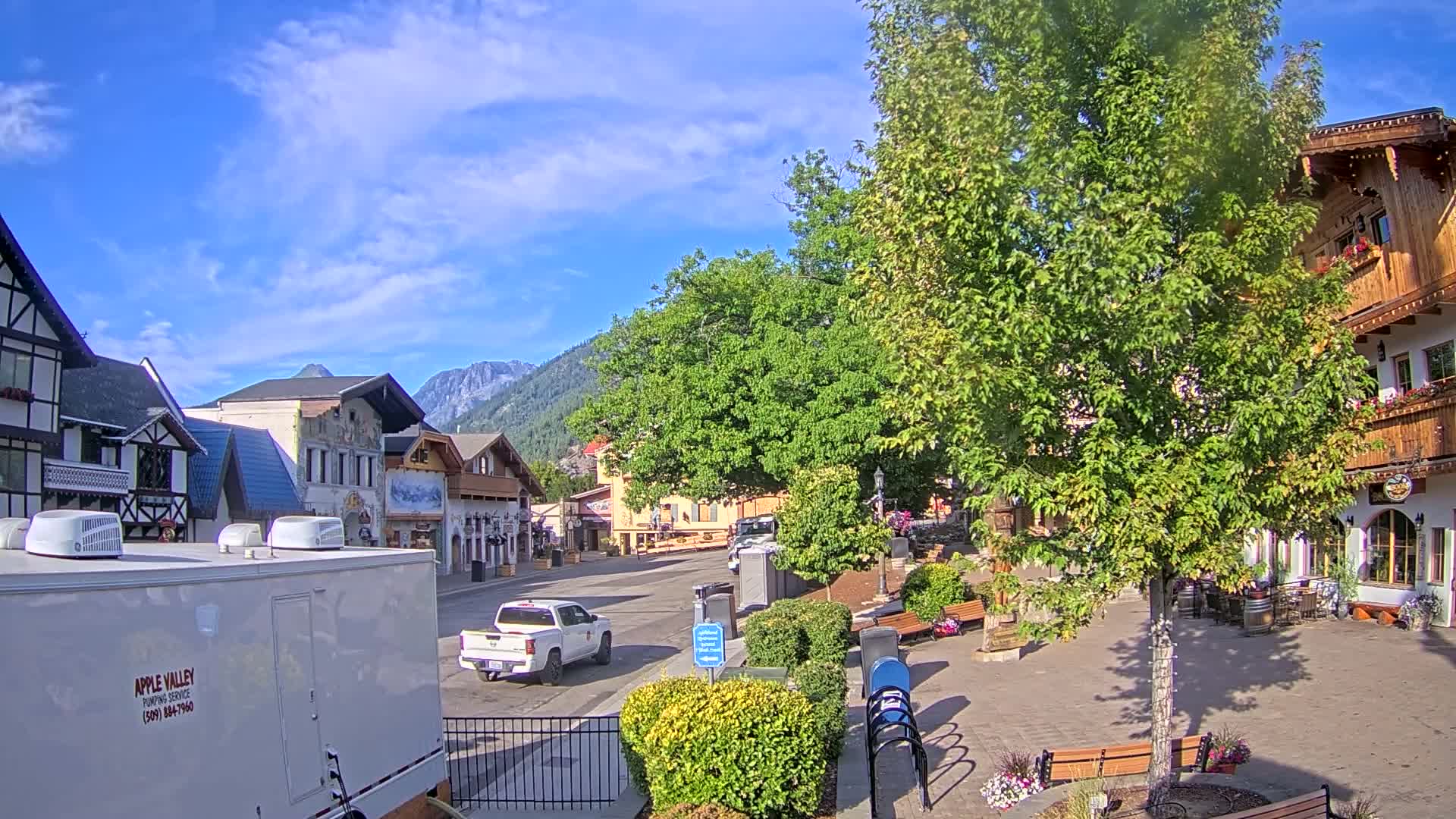 Leavenworth Village Downtown  Live Cam - Leavenworth, Chelan, Washington, USA