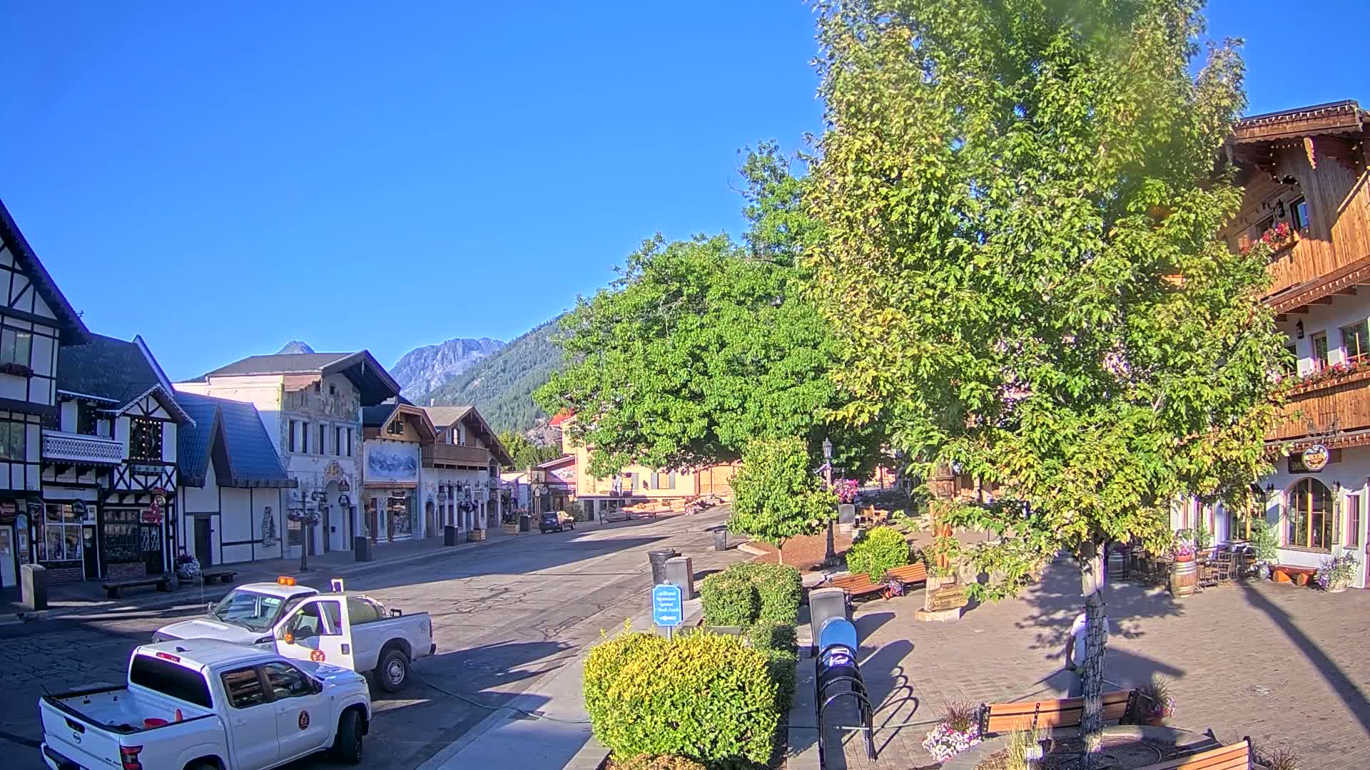 Leavenworth Village Downtown  Live Cam - Leavenworth, Chelan, Washington, USA