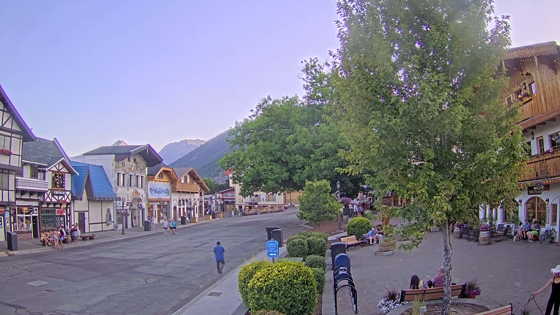 Leavenworth Village Downtown  Live Cam - Leavenworth, Chelan, Washington, USA