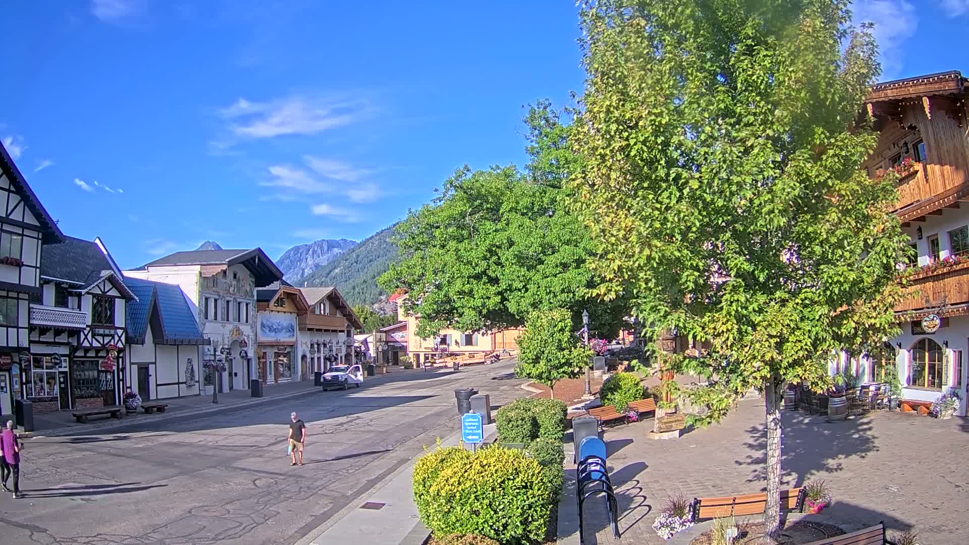 Leavenworth Village Downtown  Live Cam - Leavenworth, Chelan, Washington, USA