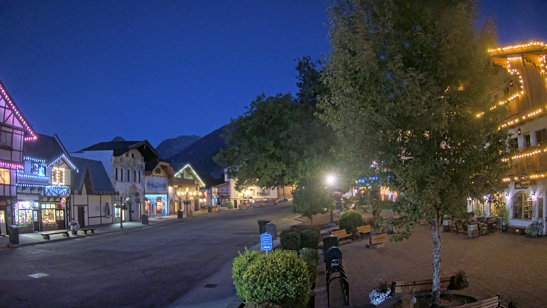 Leavenworth Village Downtown  Live Cam - Leavenworth, Chelan, Washington, USA