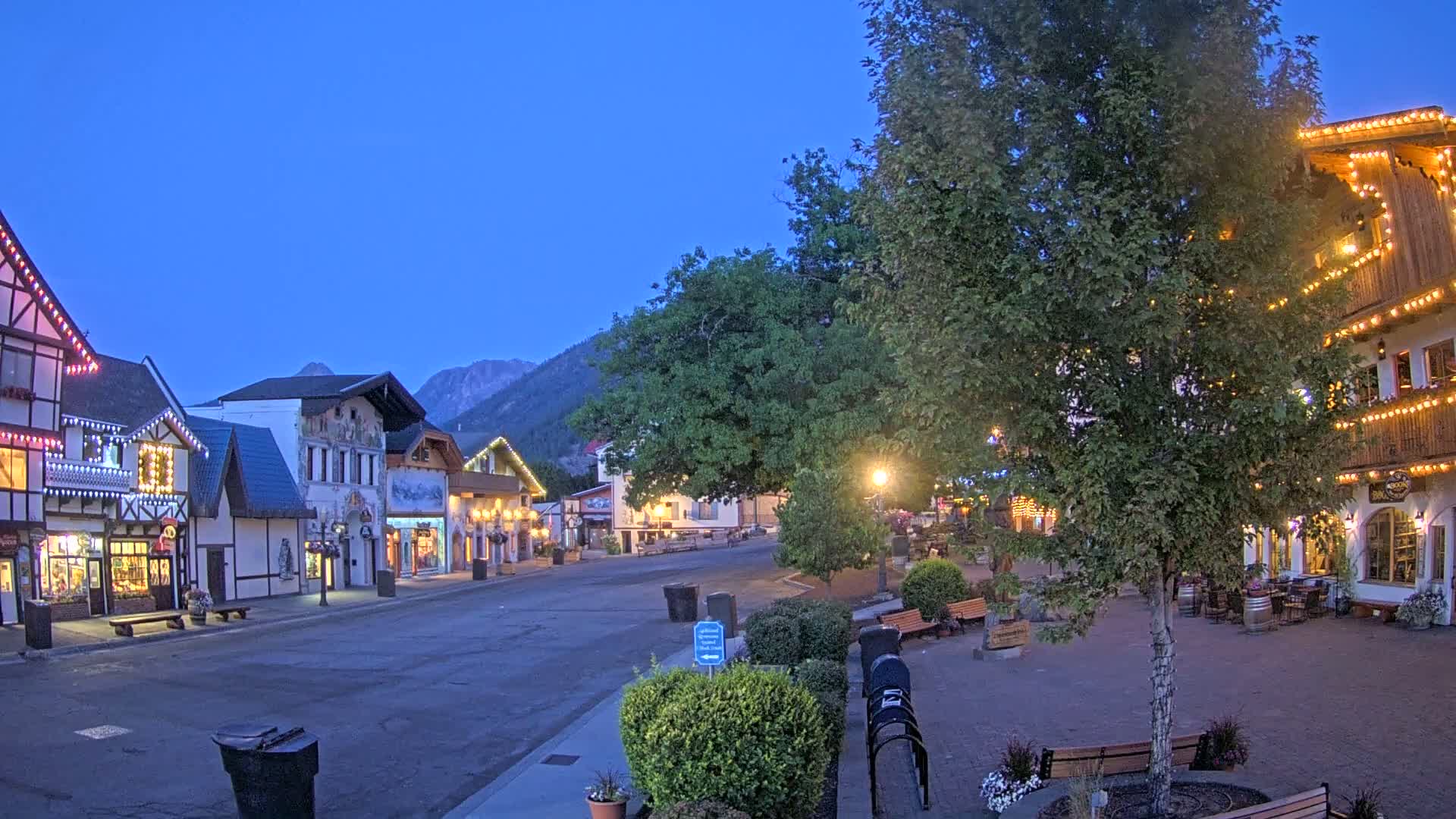 Leavenworth Village Downtown  Live Cam - Leavenworth, Chelan, Washington, USA