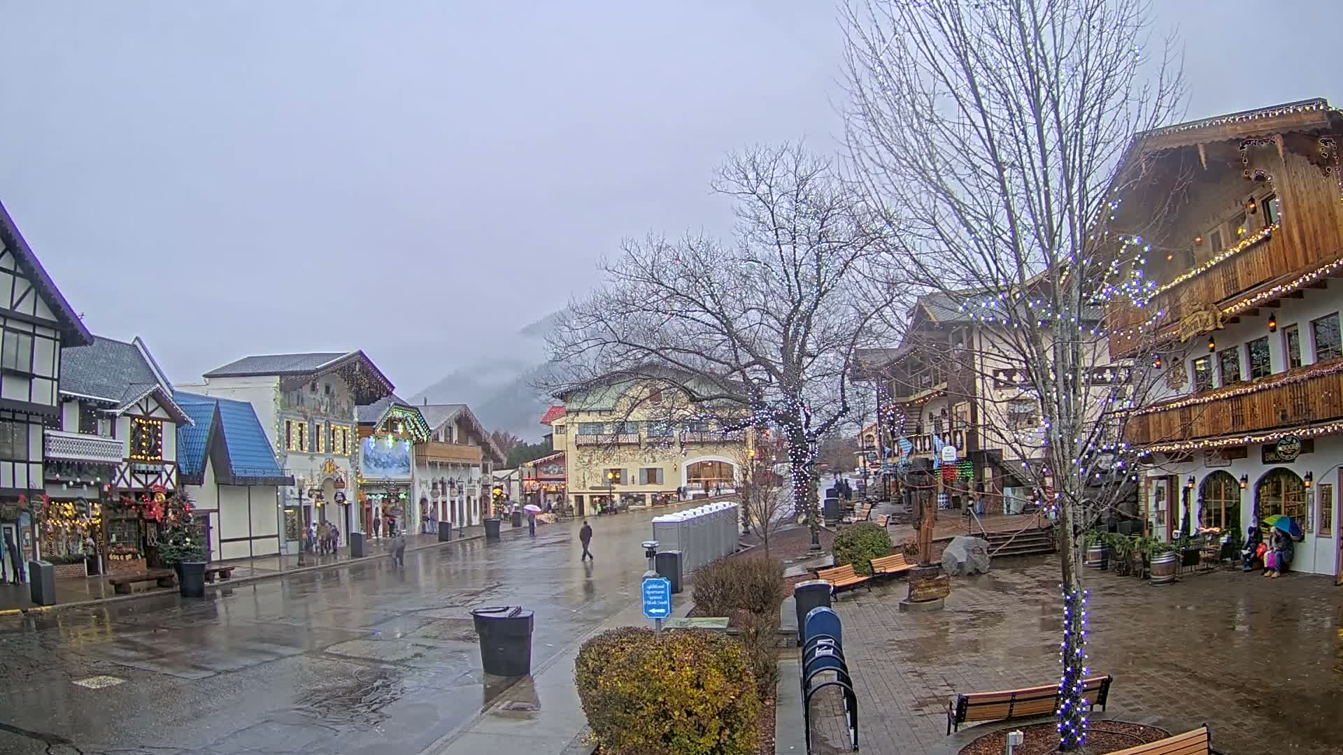 Leavenworth Village Downtown  Live Cam - Leavenworth, Chelan, Washington, USA