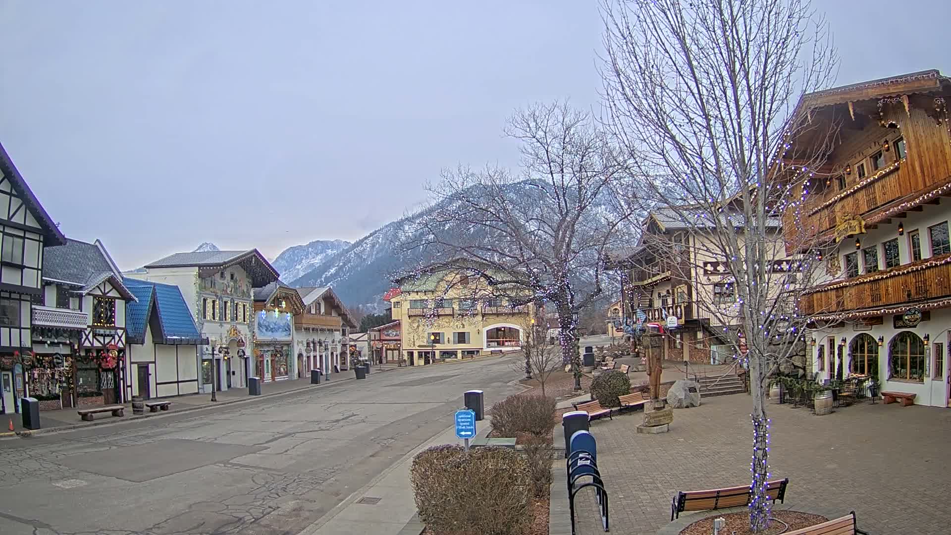 Leavenworth Village Downtown  Live Cam - Leavenworth, Chelan, Washington, USA