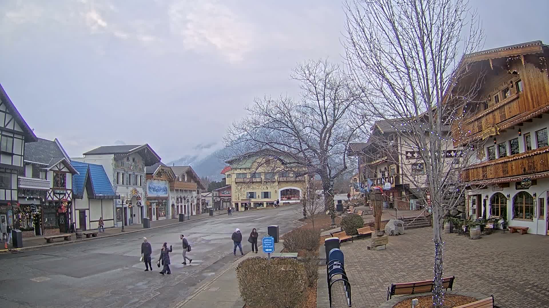 Leavenworth Village Downtown  Live Cam - Leavenworth, Chelan, Washington, USA