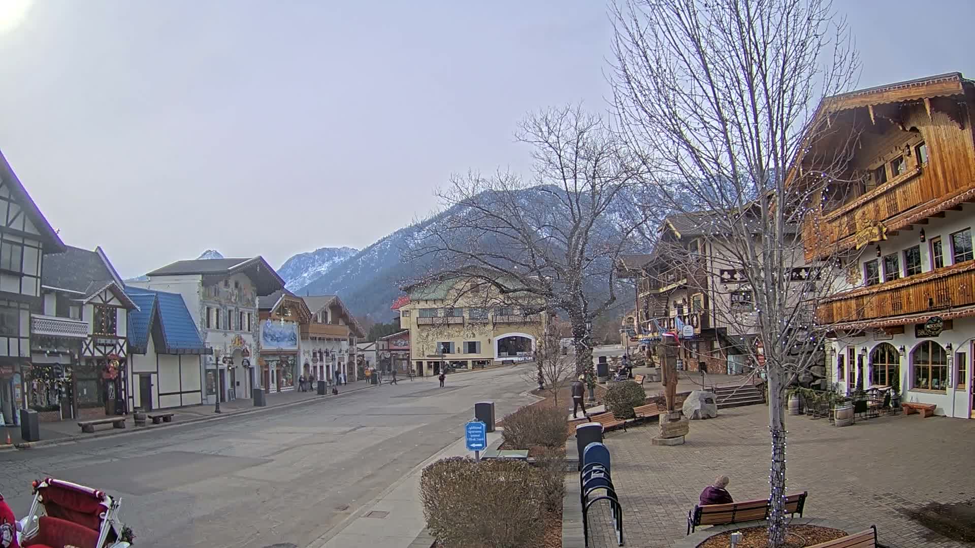 Leavenworth Village Downtown  Live Cam - Leavenworth, Chelan, Washington, USA