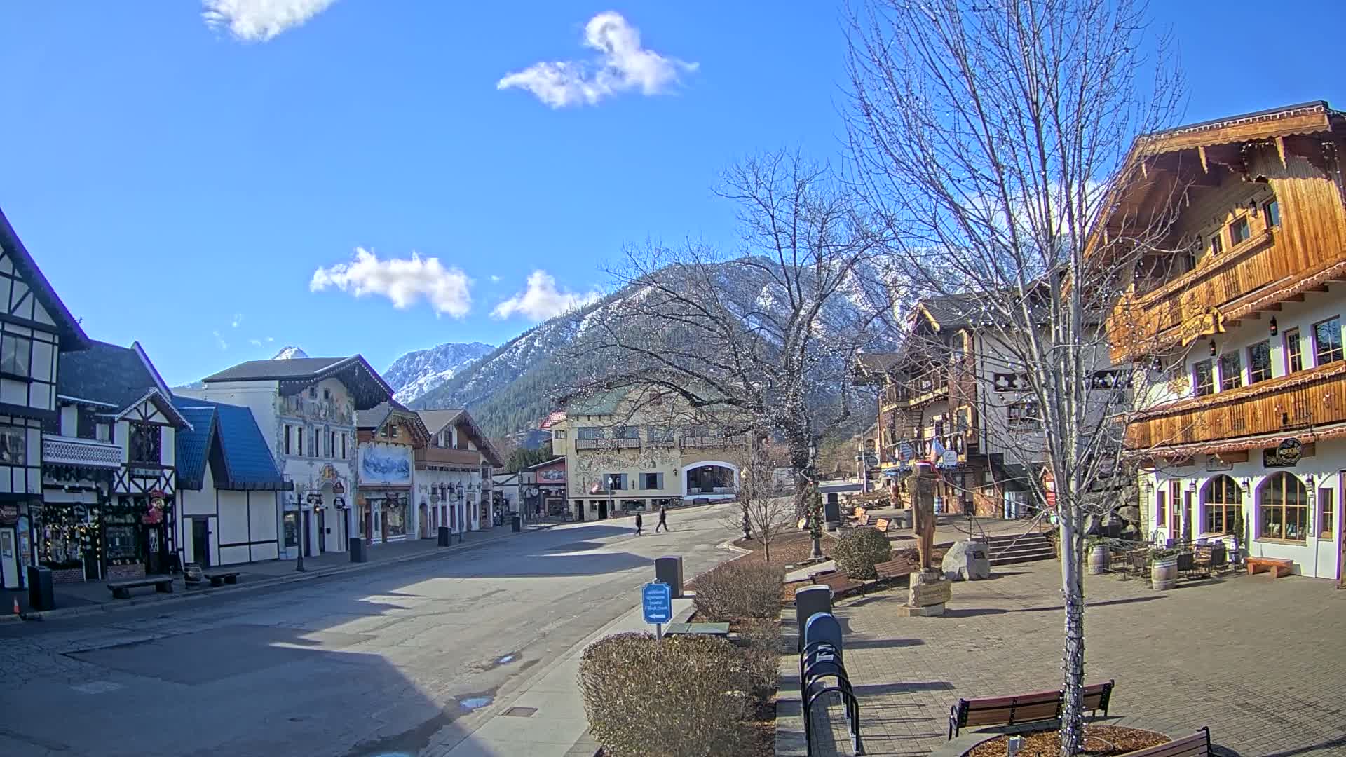 Leavenworth Village Downtown  Live Cam - Leavenworth, Chelan, Washington, USA