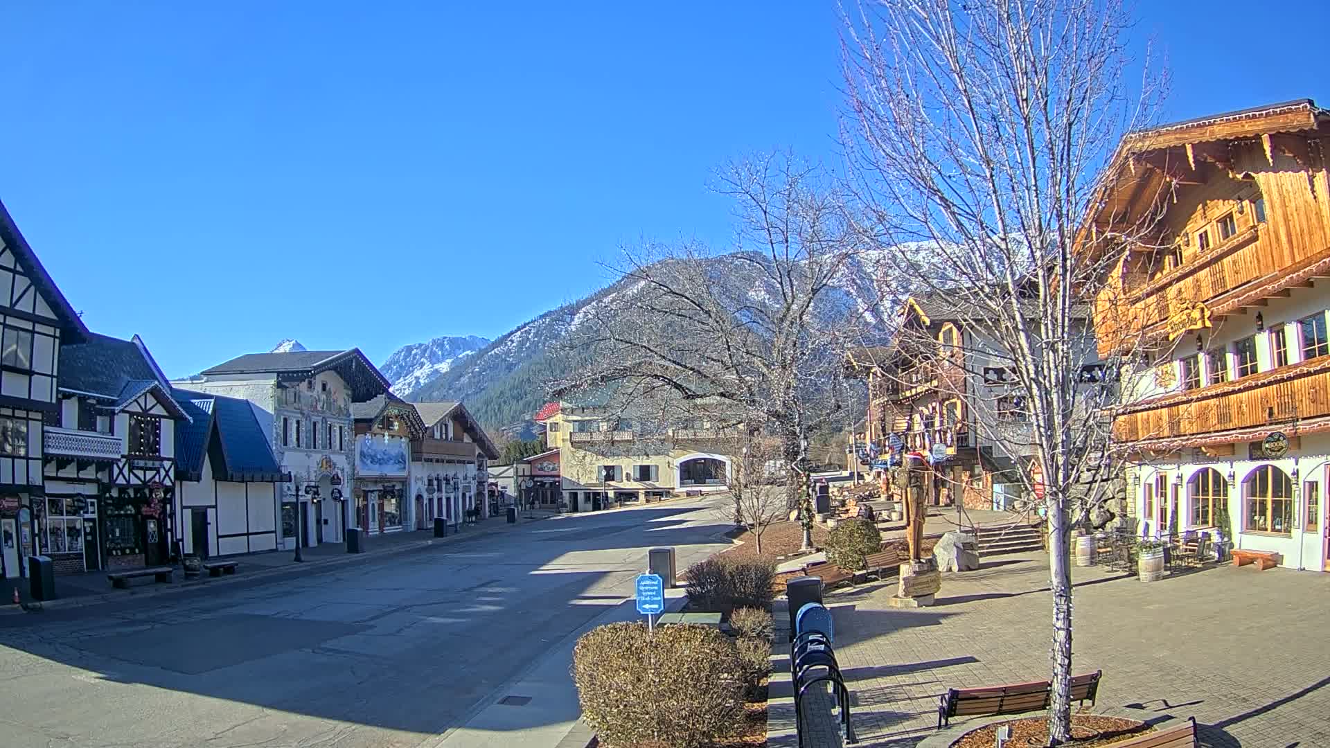Leavenworth Village Downtown  Live Cam - Leavenworth, Chelan, Washington, USA