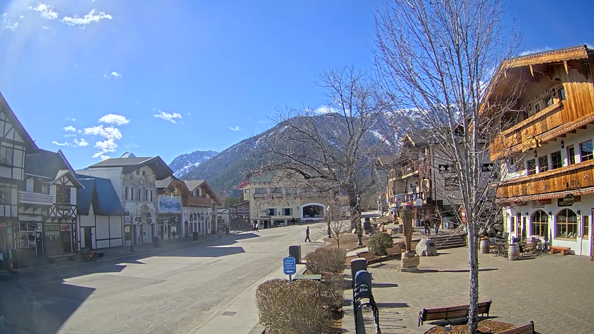 Leavenworth Village Downtown  Live Cam - Leavenworth, Chelan, Washington, USA