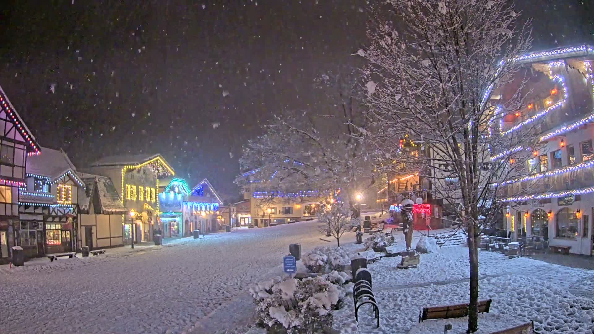 Leavenworth Village Downtown  Live Cam - Leavenworth, Chelan, Washington, USA