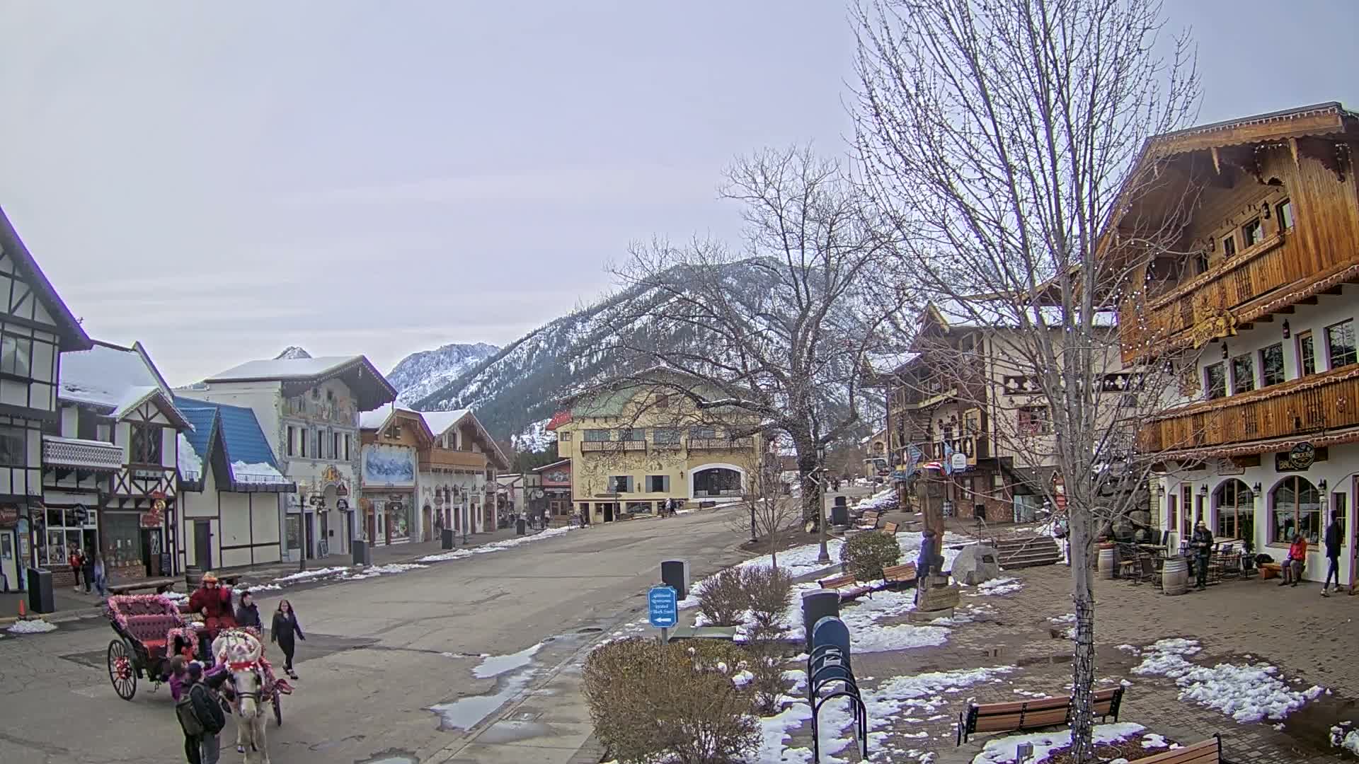 Leavenworth Village Downtown  Live Cam - Leavenworth, Chelan, Washington, USA