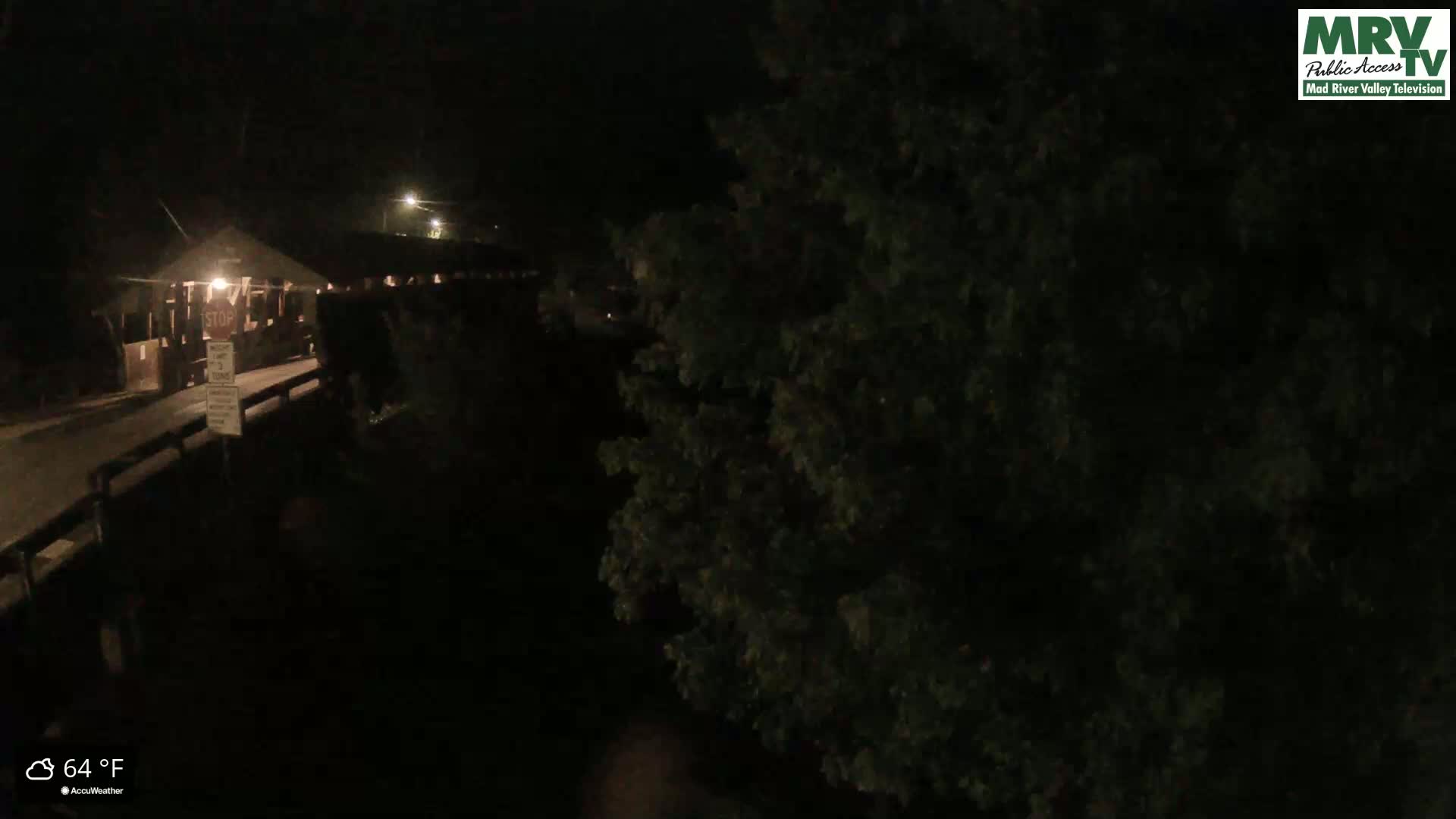 Waitsfield, Mad River Valley Great Eddy Covered Bridge Live Cam -Waitsfield, Washington County, Vermont, USA