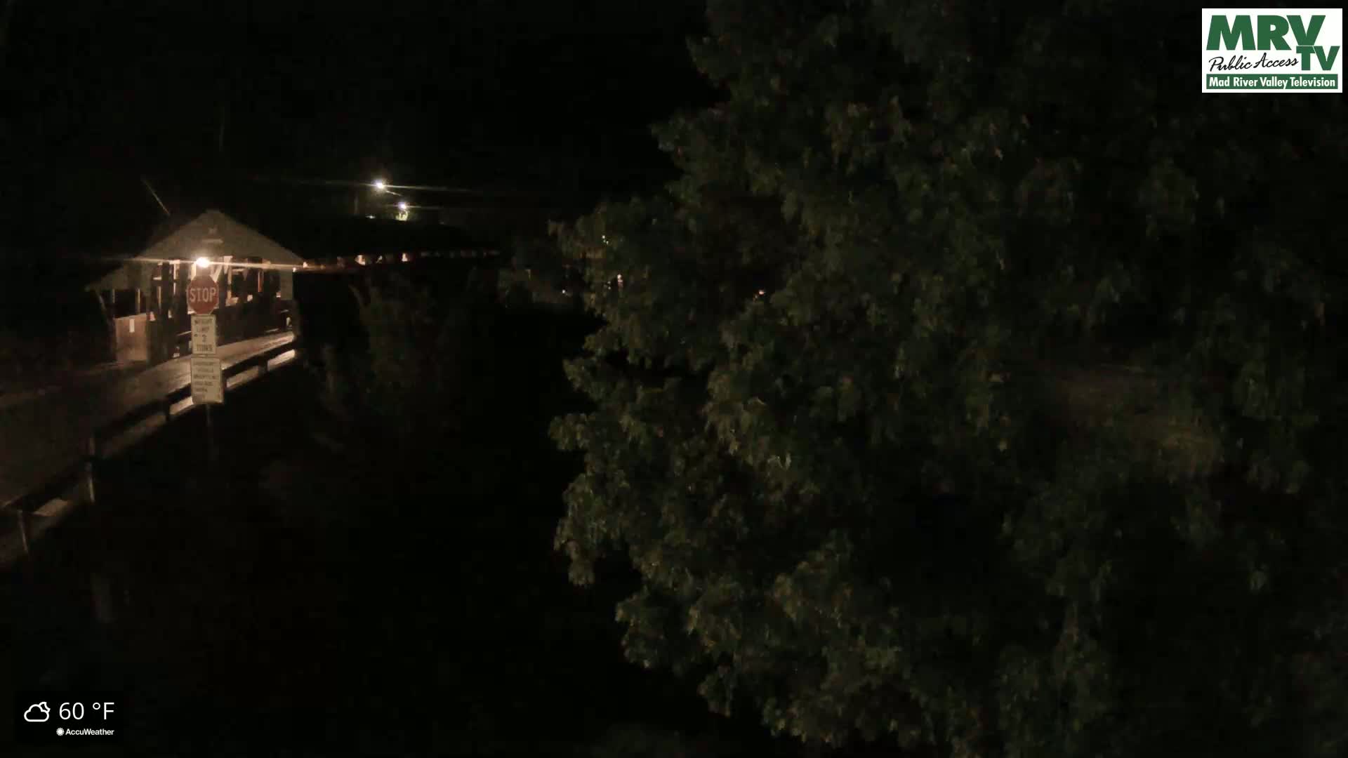 Waitsfield, Mad River Valley Great Eddy Covered Bridge Live Cam -Waitsfield, Washington County, Vermont, USA
