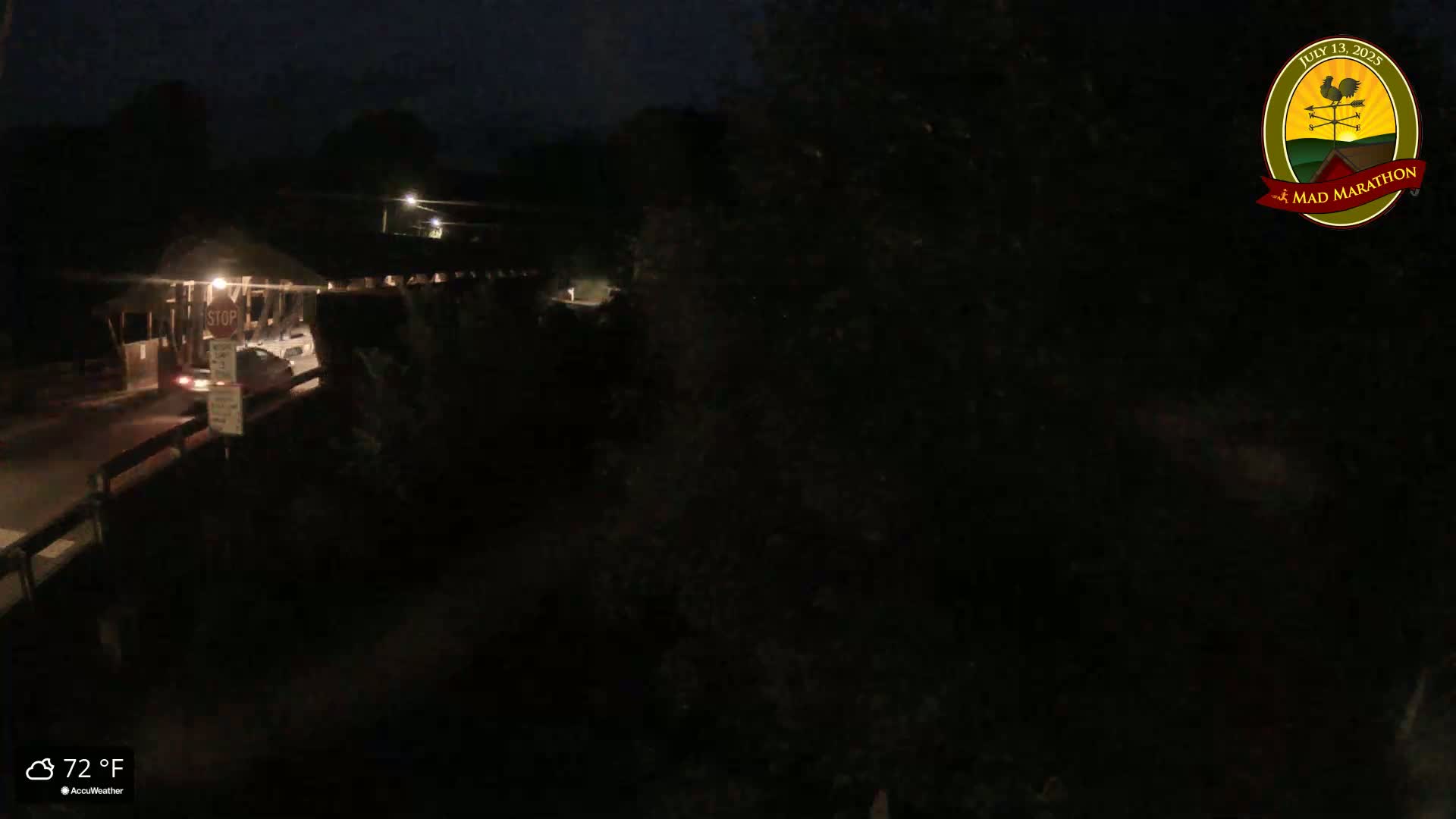 Waitsfield, Mad River Valley Great Eddy Covered Bridge Live Cam -Waitsfield, Washington County, Vermont, USA