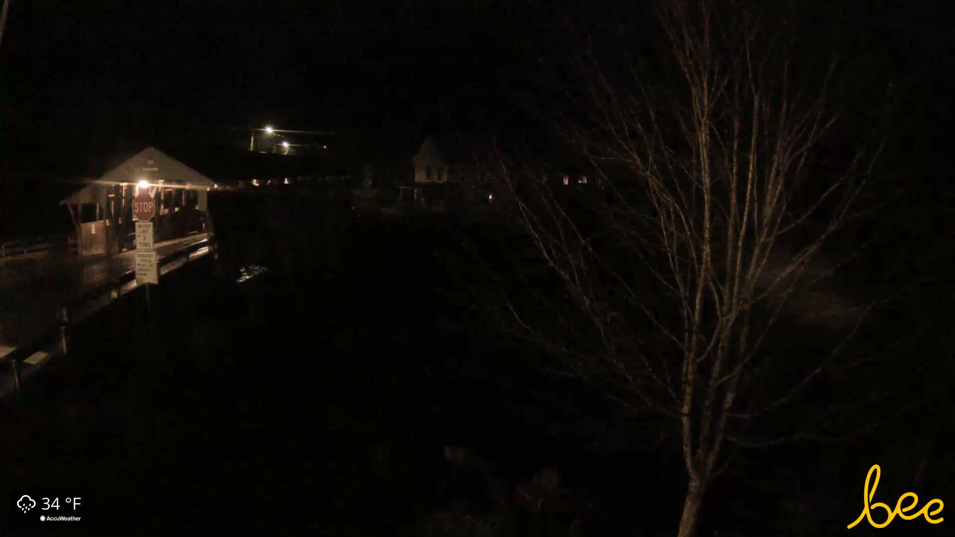 Waitsfield, Mad River Valley Great Eddy Covered Bridge Live Cam -Waitsfield, Washington County, Vermont, USA