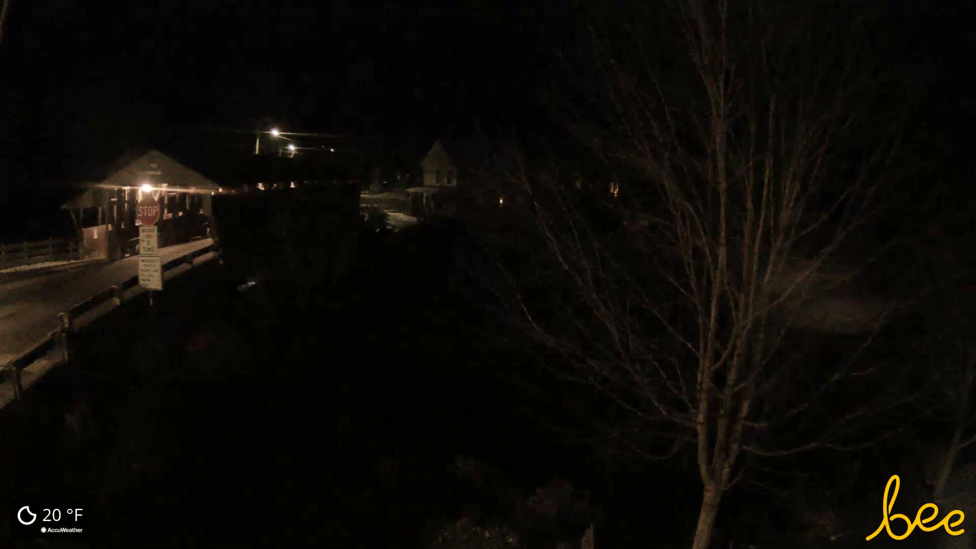 Waitsfield, Mad River Valley Great Eddy Covered Bridge Live Cam -Waitsfield, Washington County, Vermont, USA