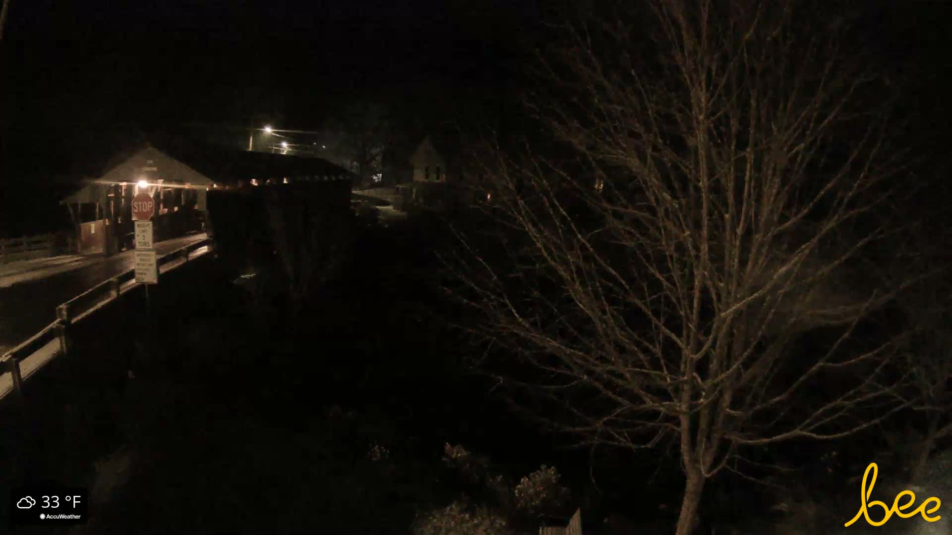 Waitsfield, Mad River Valley Great Eddy Covered Bridge Live Cam -Waitsfield, Washington County, Vermont, USA